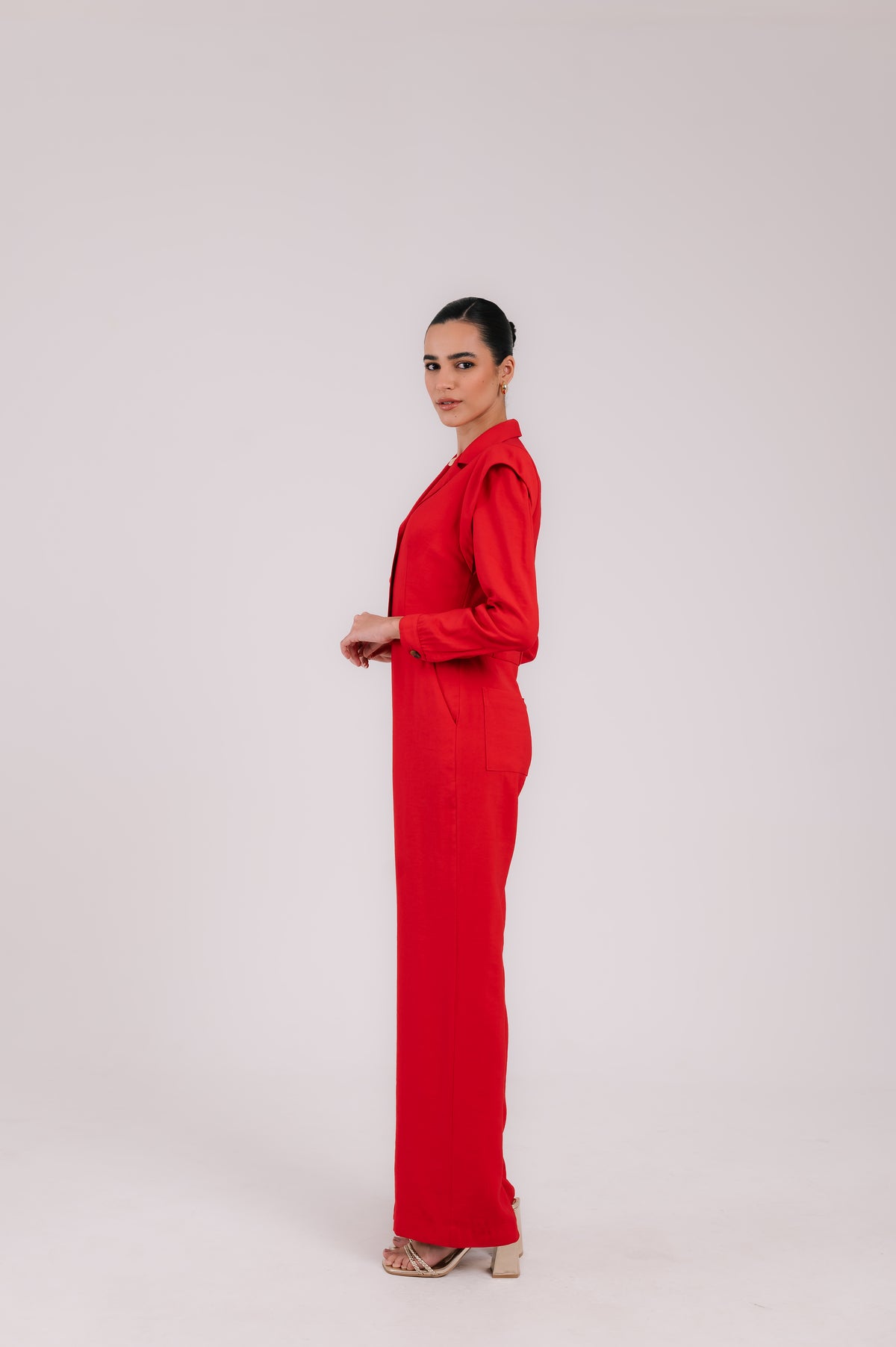 Macacão Guilhermina Vermelho