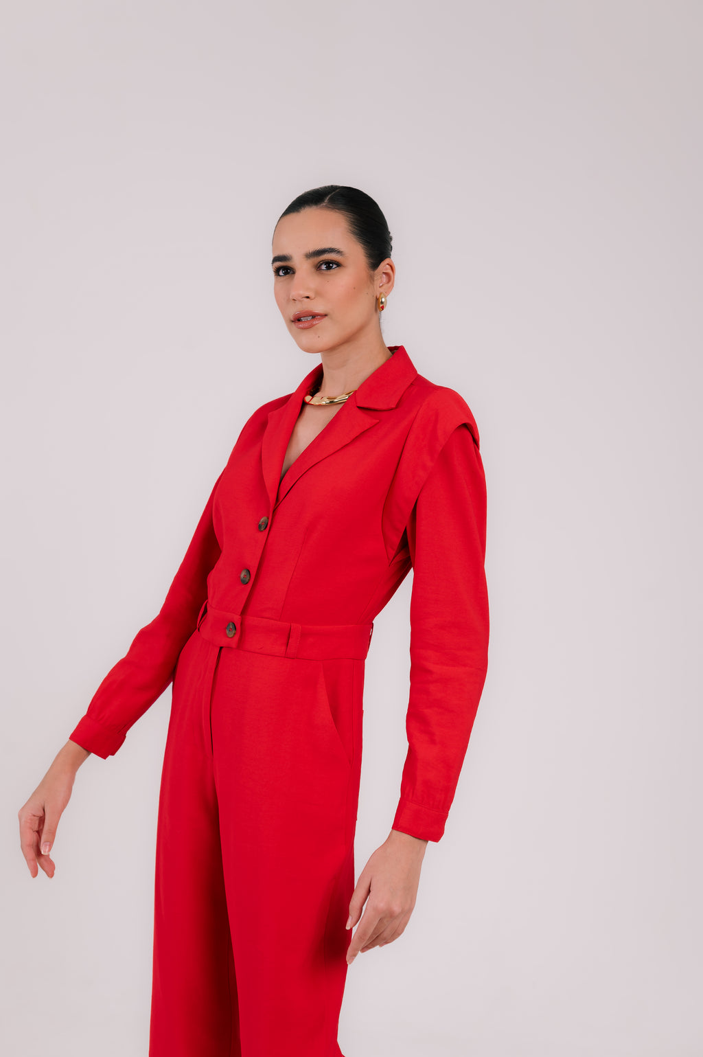 Macacão Guilhermina Vermelho