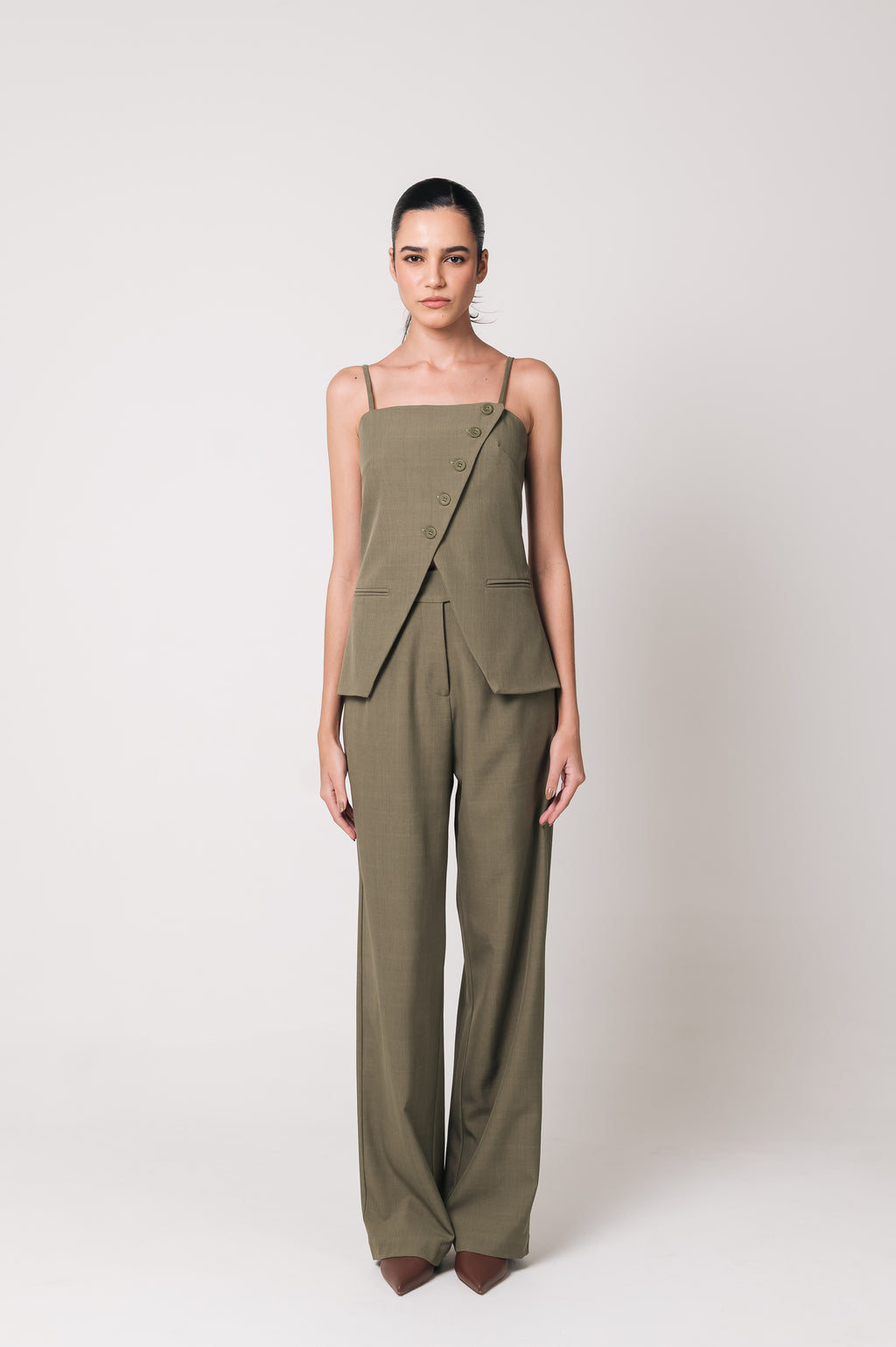 Blusa Margô Verde Oliva