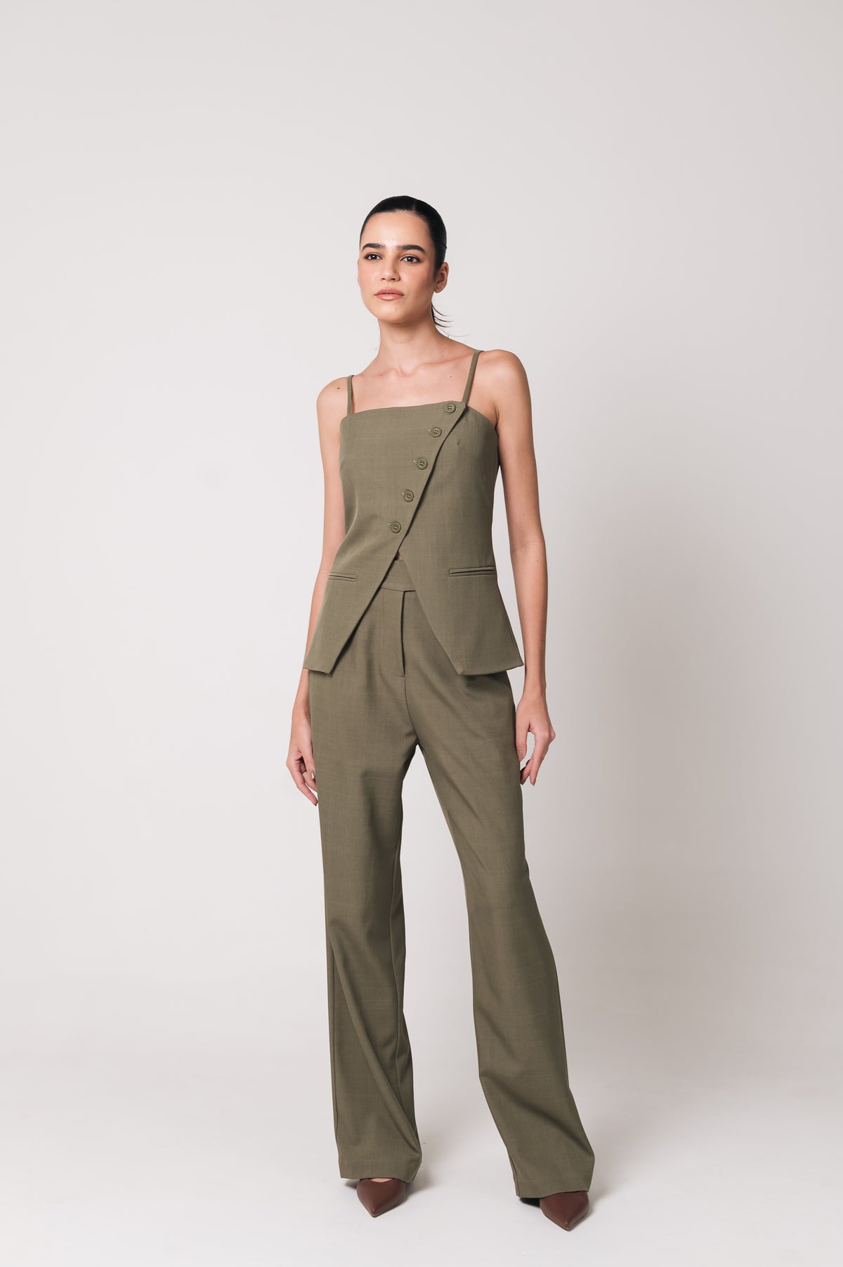 Blusa Margô Verde Oliva
