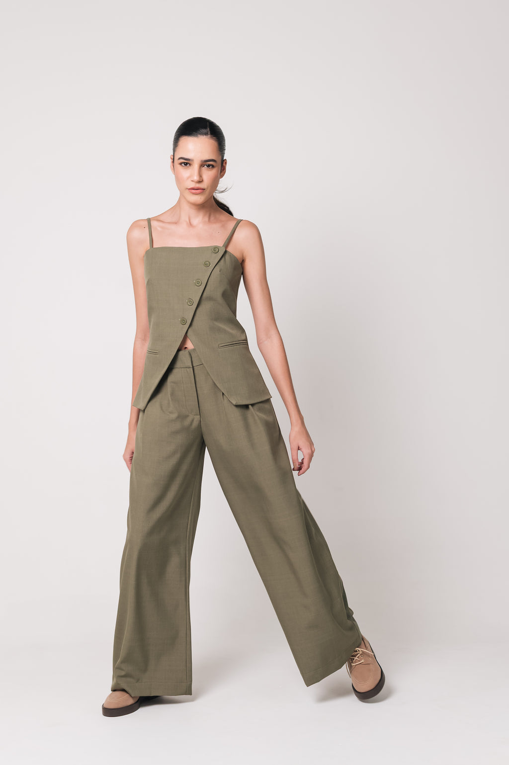 Blusa Margô Verde Oliva