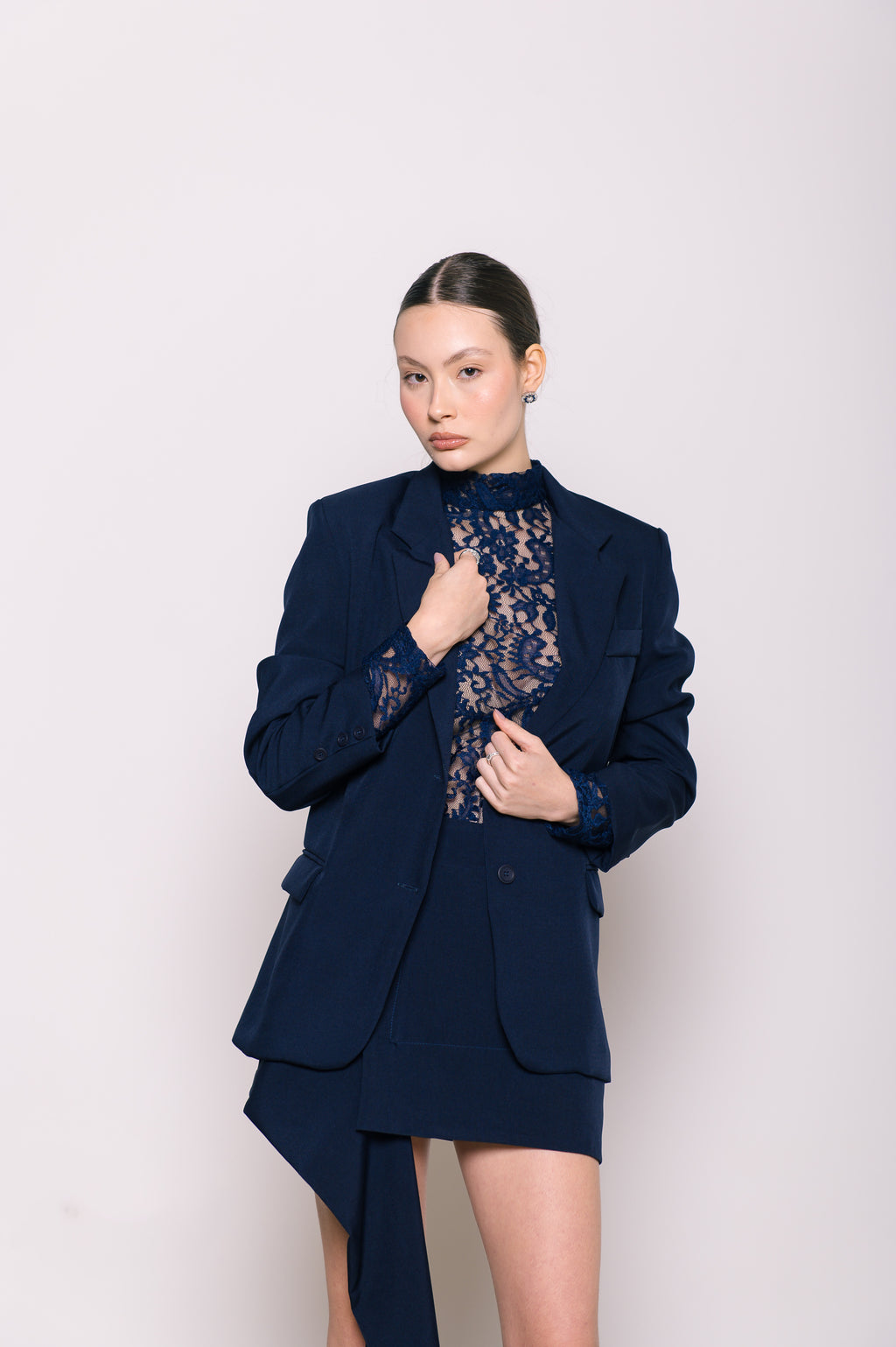 Blazer Alfaiate Azul Marinho Ällie