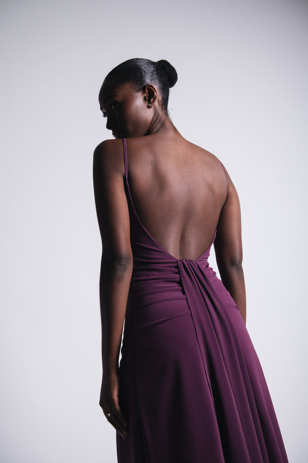 Vestido Longo Fluido Zélia Uva Ällie