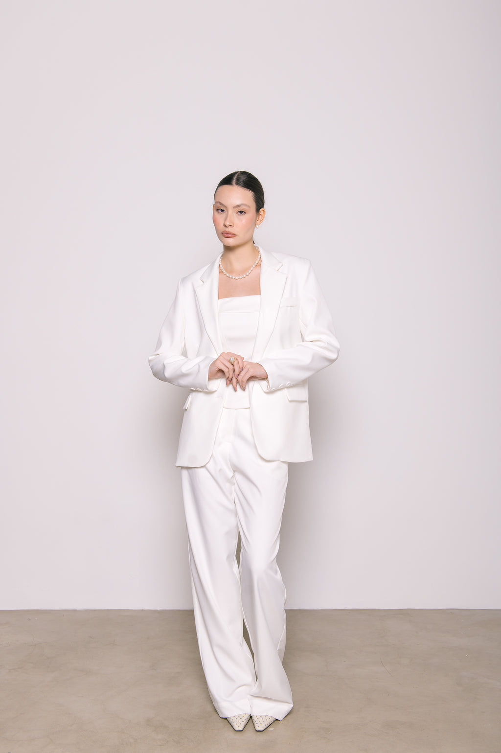 Blazer Alfaiate Off White Ällie