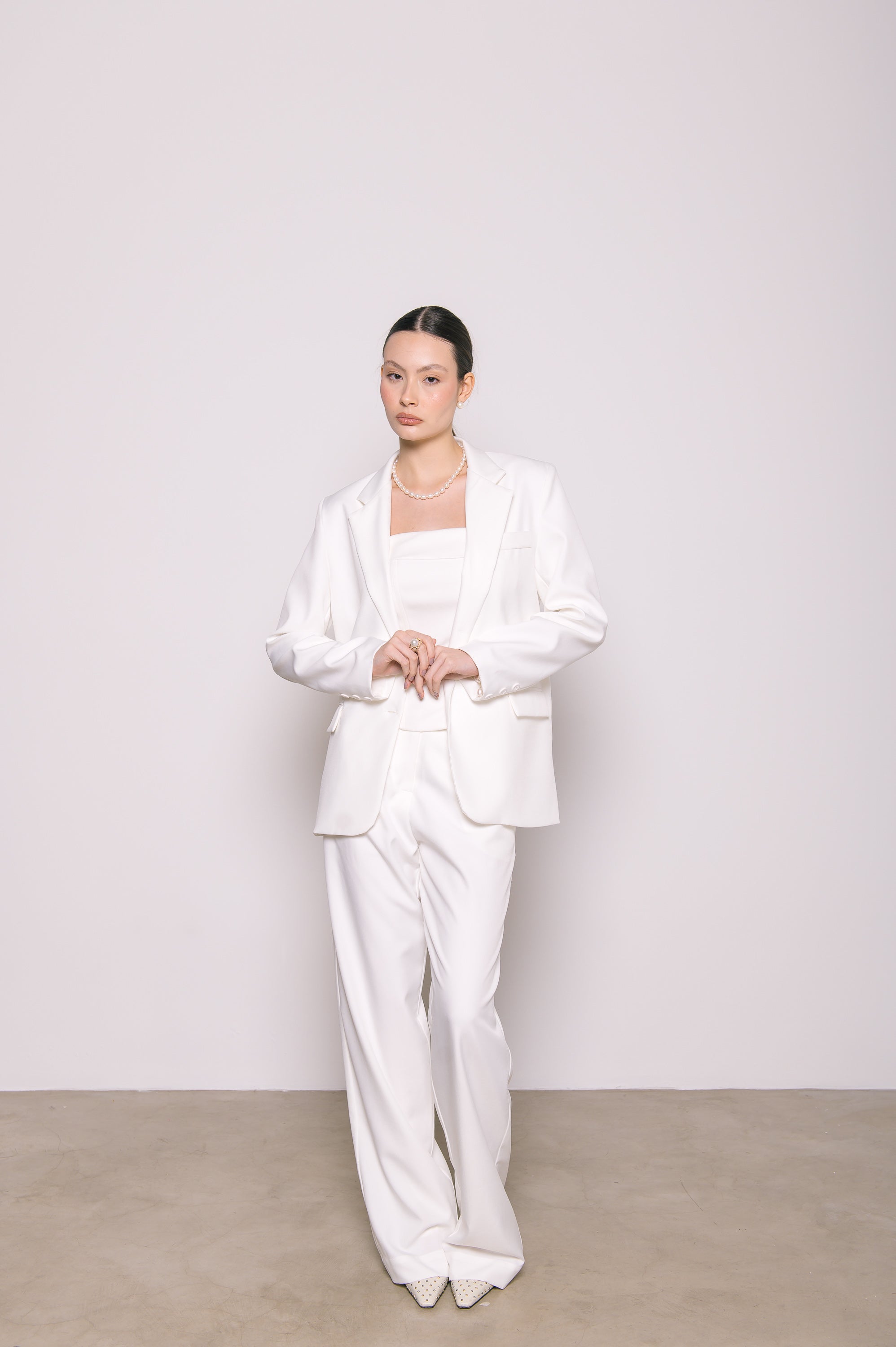 Blazer Alfaiate Off White Ällie
