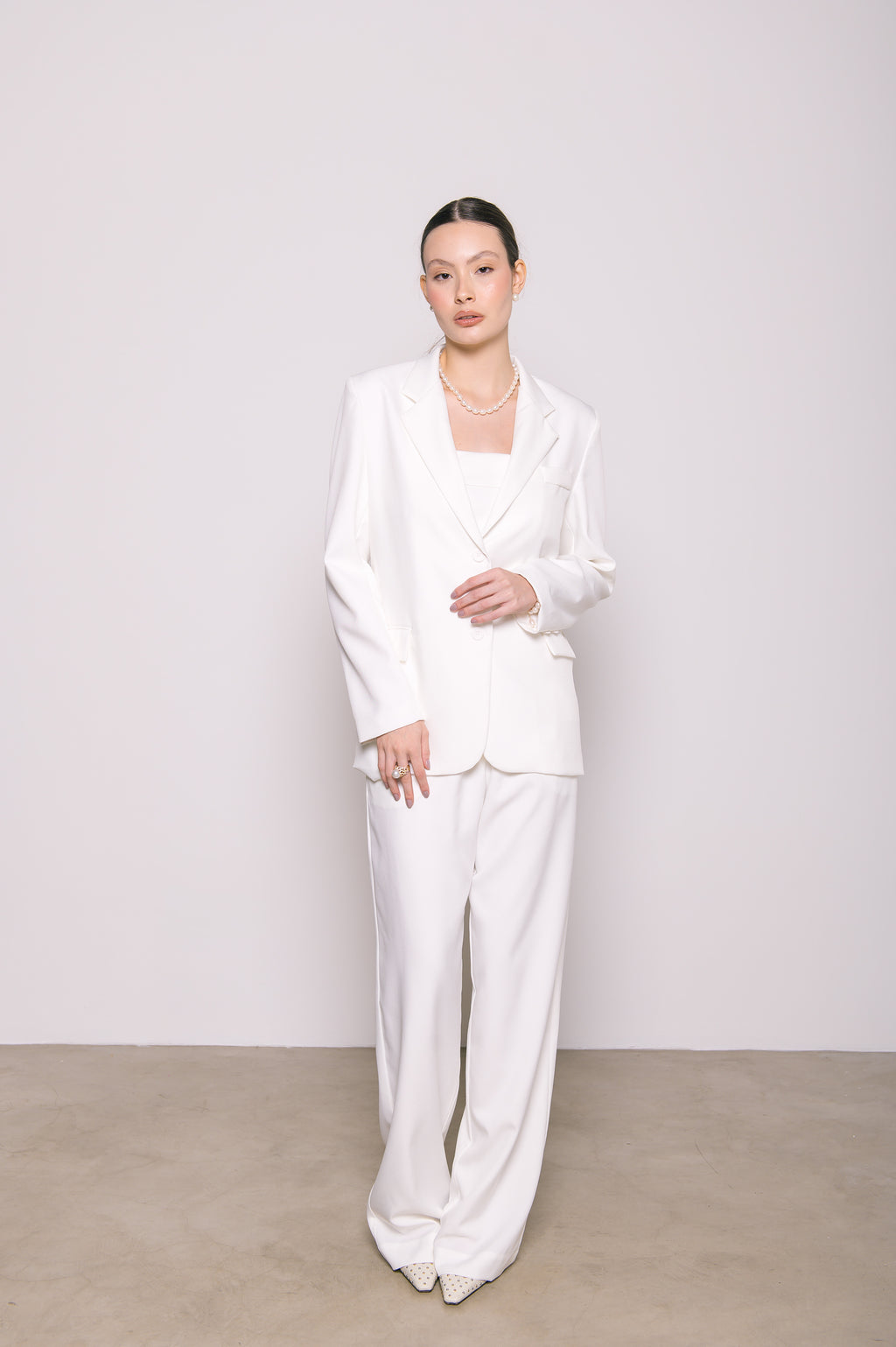 Blazer Alfaiate Off White Ällie