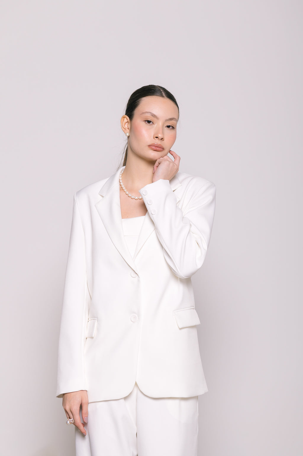 Blazer Alfaiate Off White Ällie