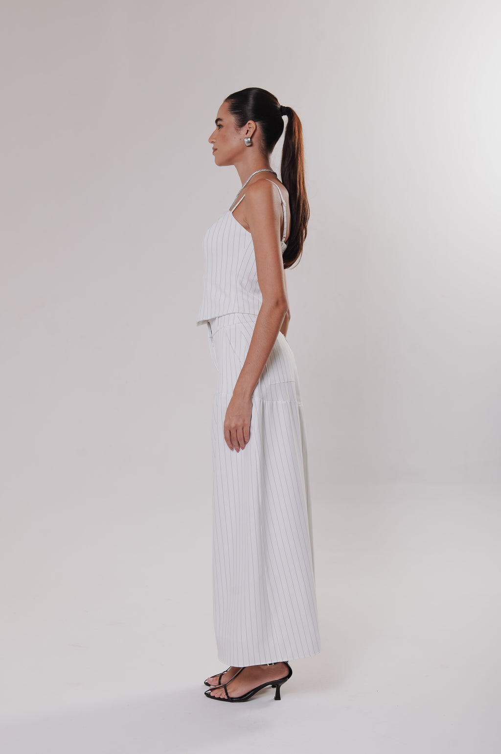 Saia Alfaiataria Emily Risca Off White Ällie