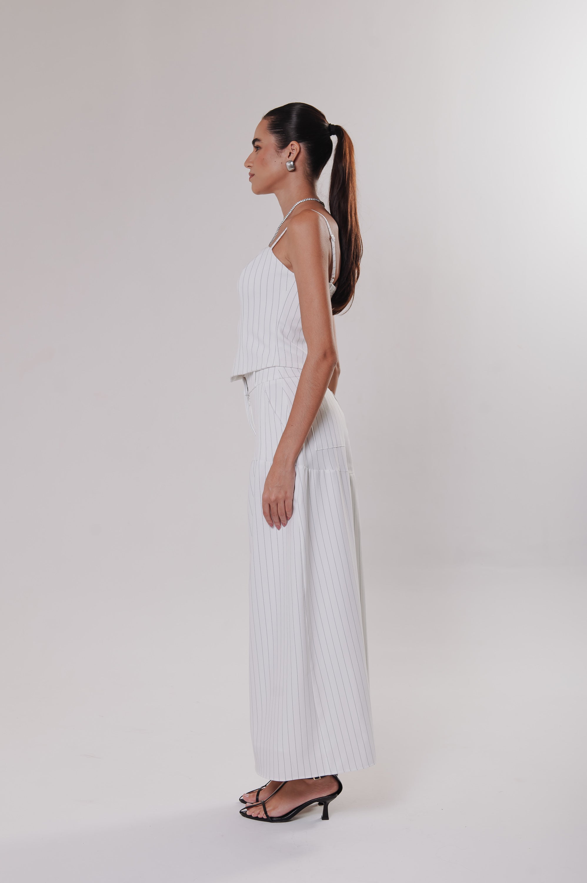 Saia Alfaiataria Emily Risca Off White Ällie