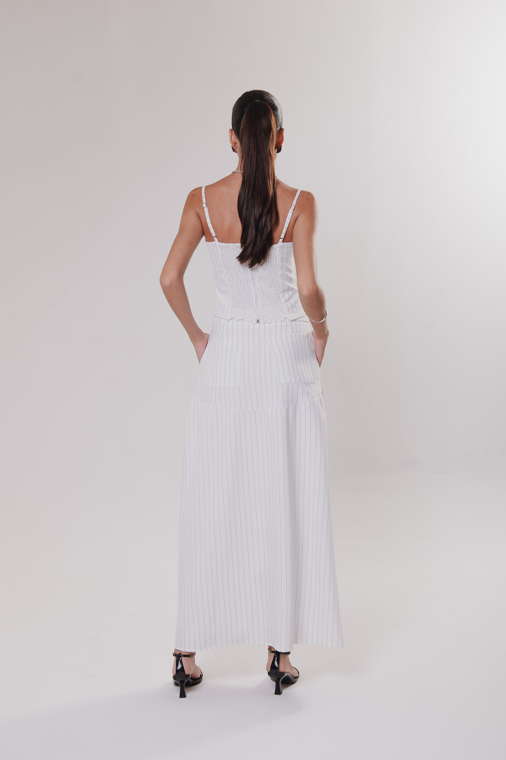 Saia Alfaiataria Emily Risca Off White Ällie