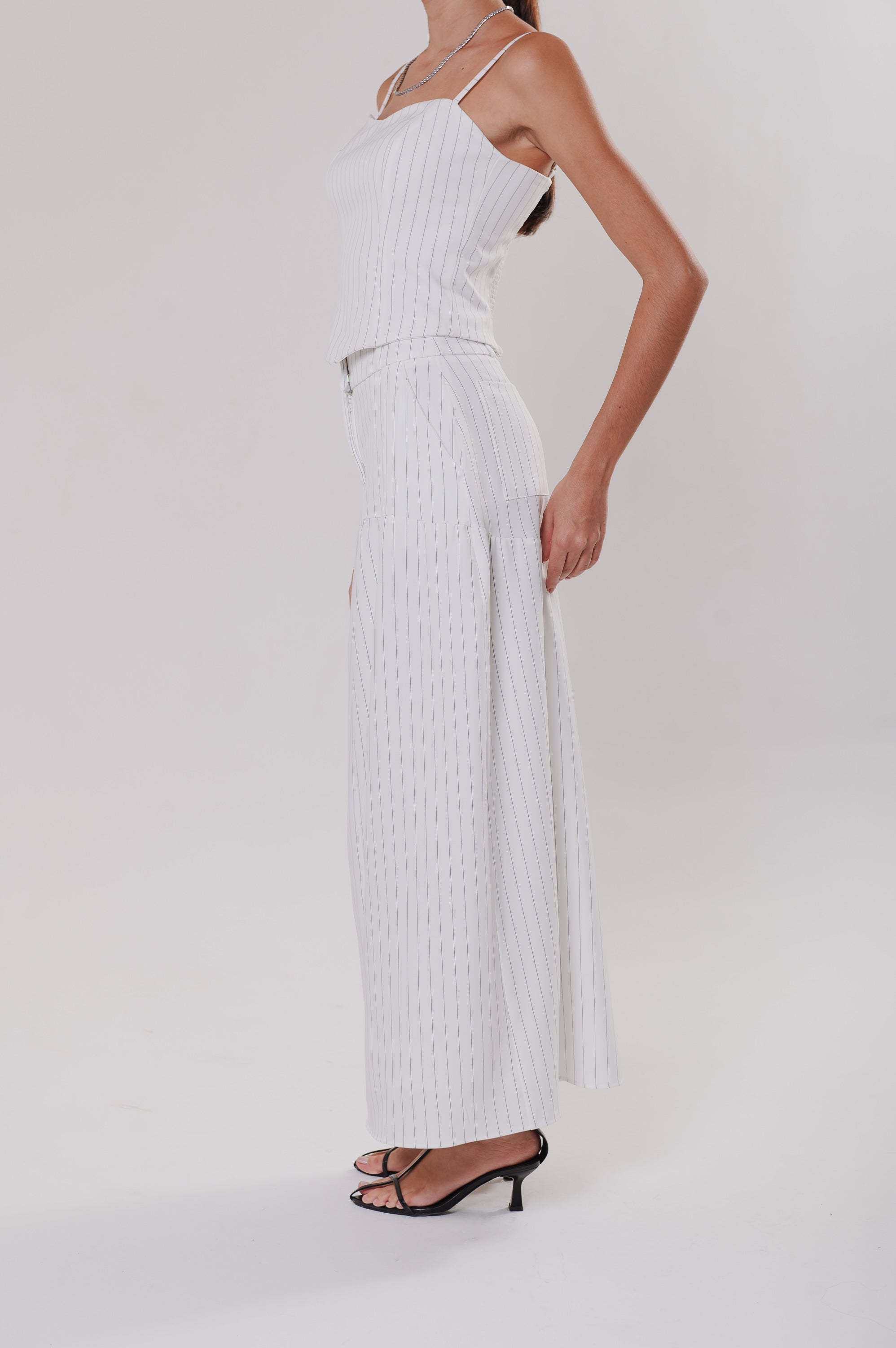 Saia Alfaiataria Emily Risca Off White Ällie