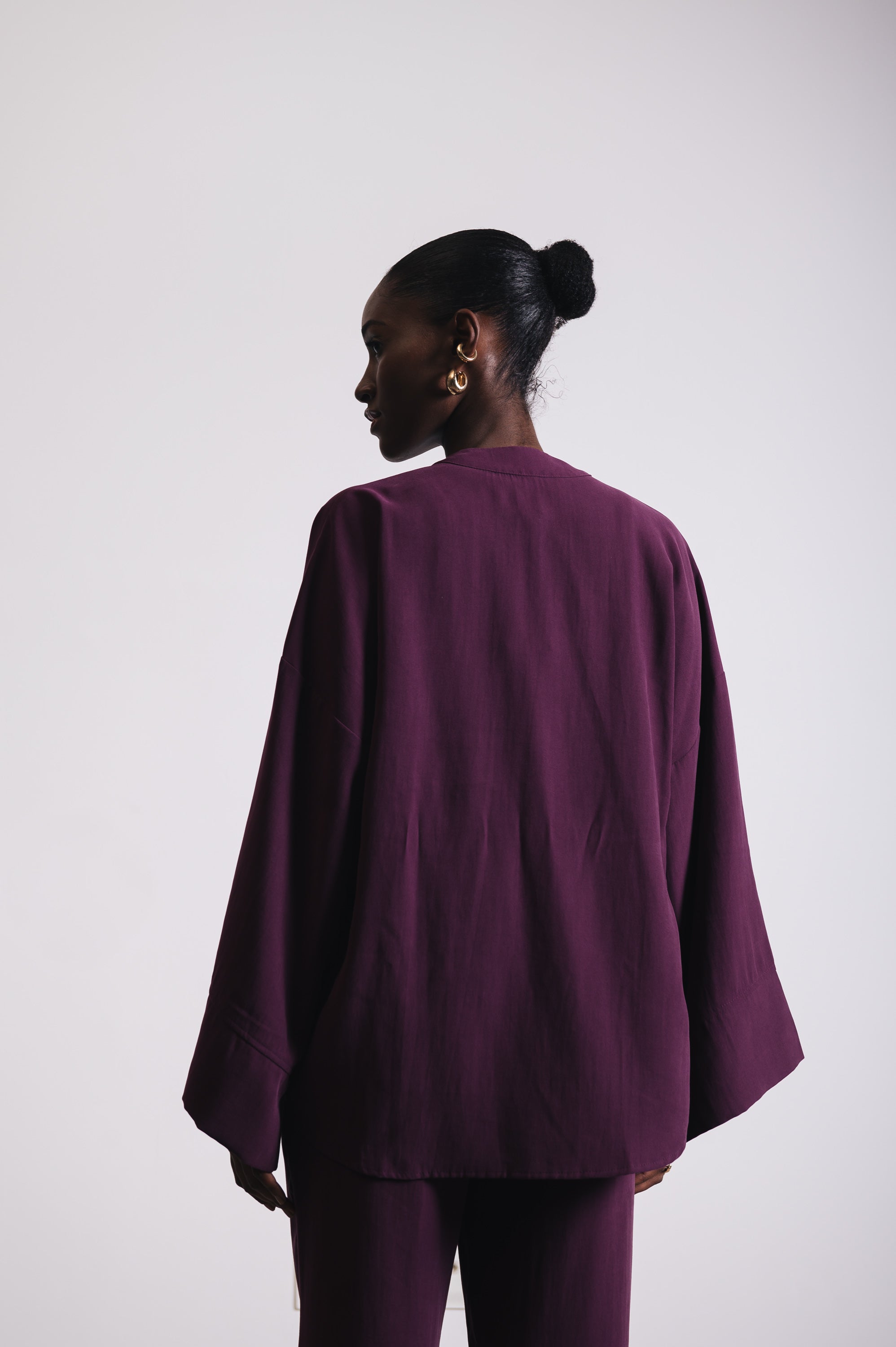 Kimono Alfaiataria Iara Uva Ällie
