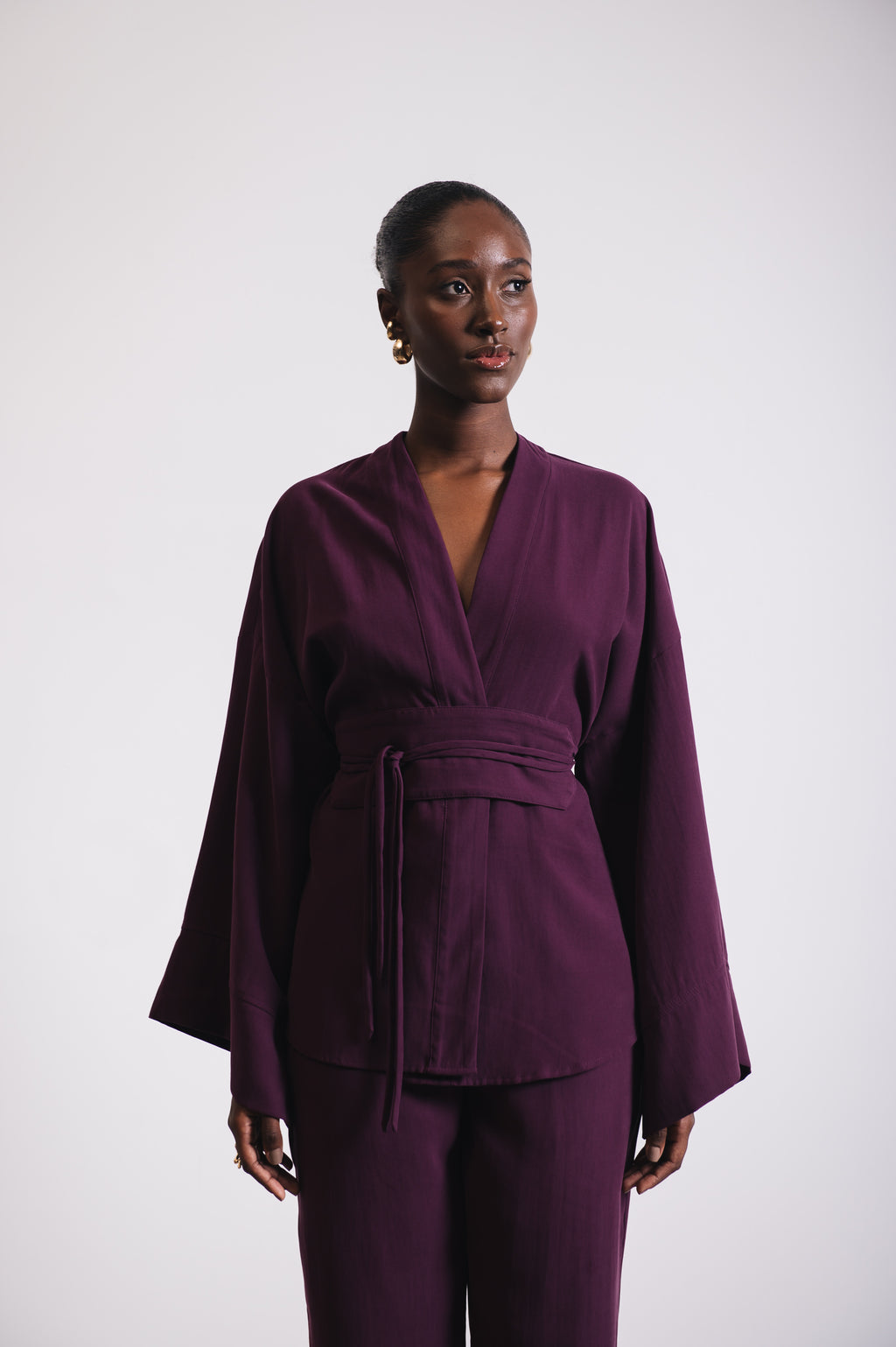 Kimono Alfaiataria Iara Uva Ällie
