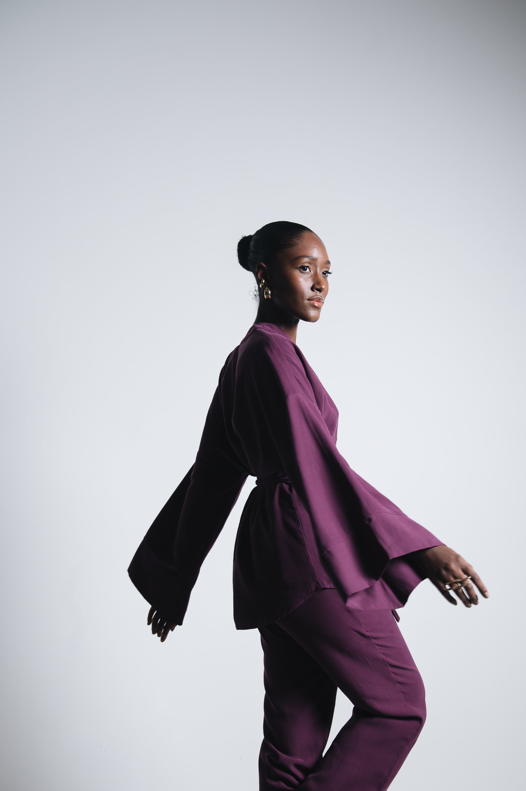 Kimono Alfaiataria Iara Uva Ällie