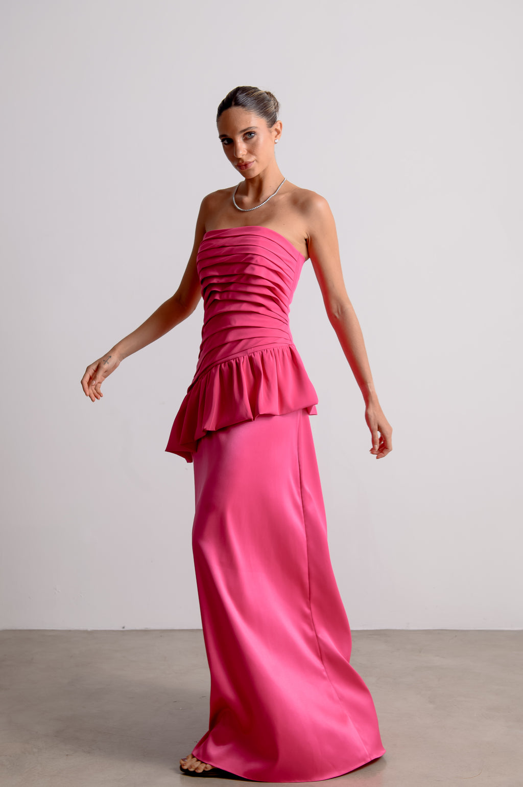 Vestido de Festa Rafaela Rosa Pink Ällie [ Pré- Venda ]