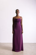 Vestido Longo Fluido Zélia Uva Ällie
