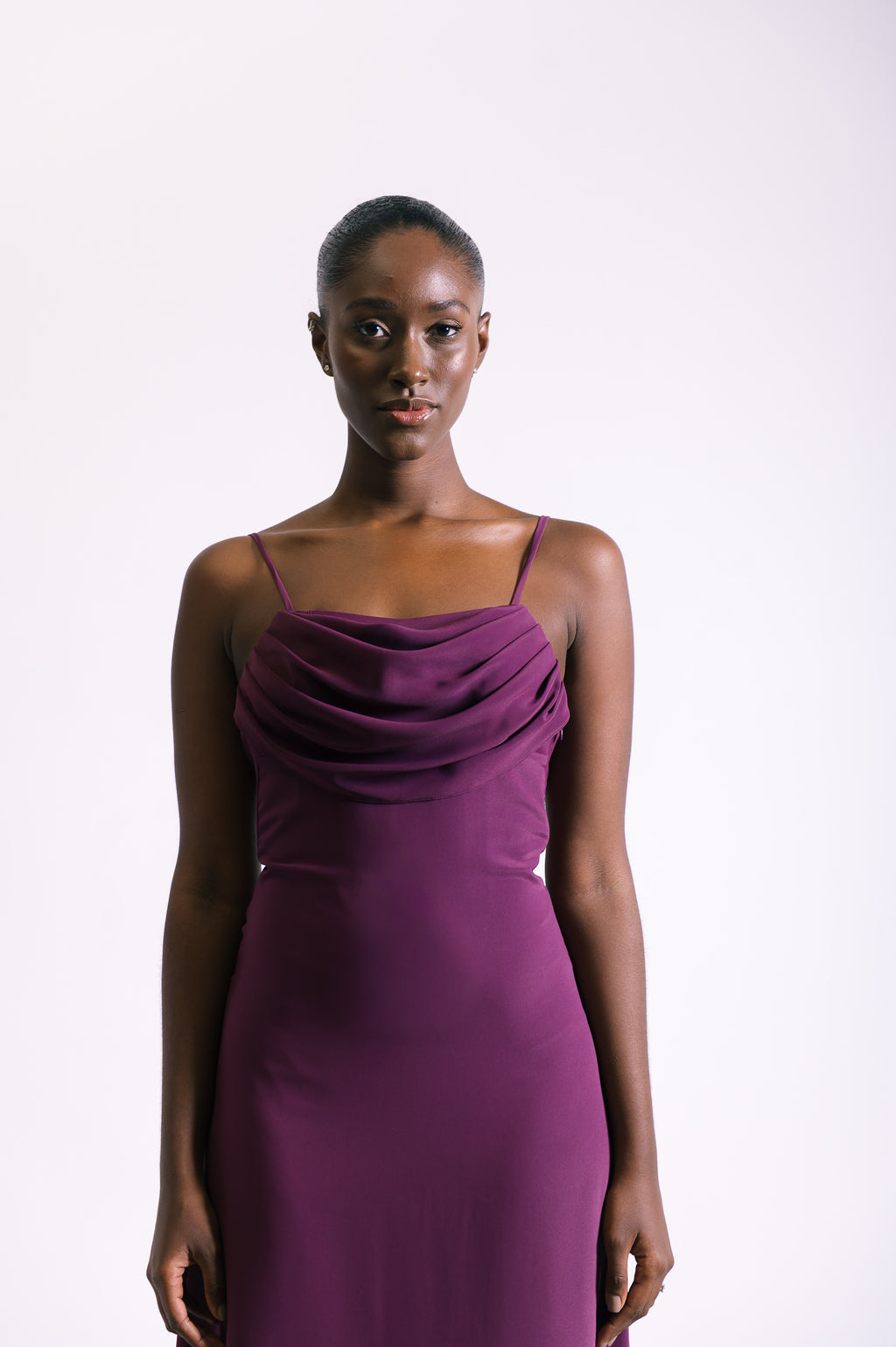 Vestido Longo Fluido Zélia Uva Ällie
