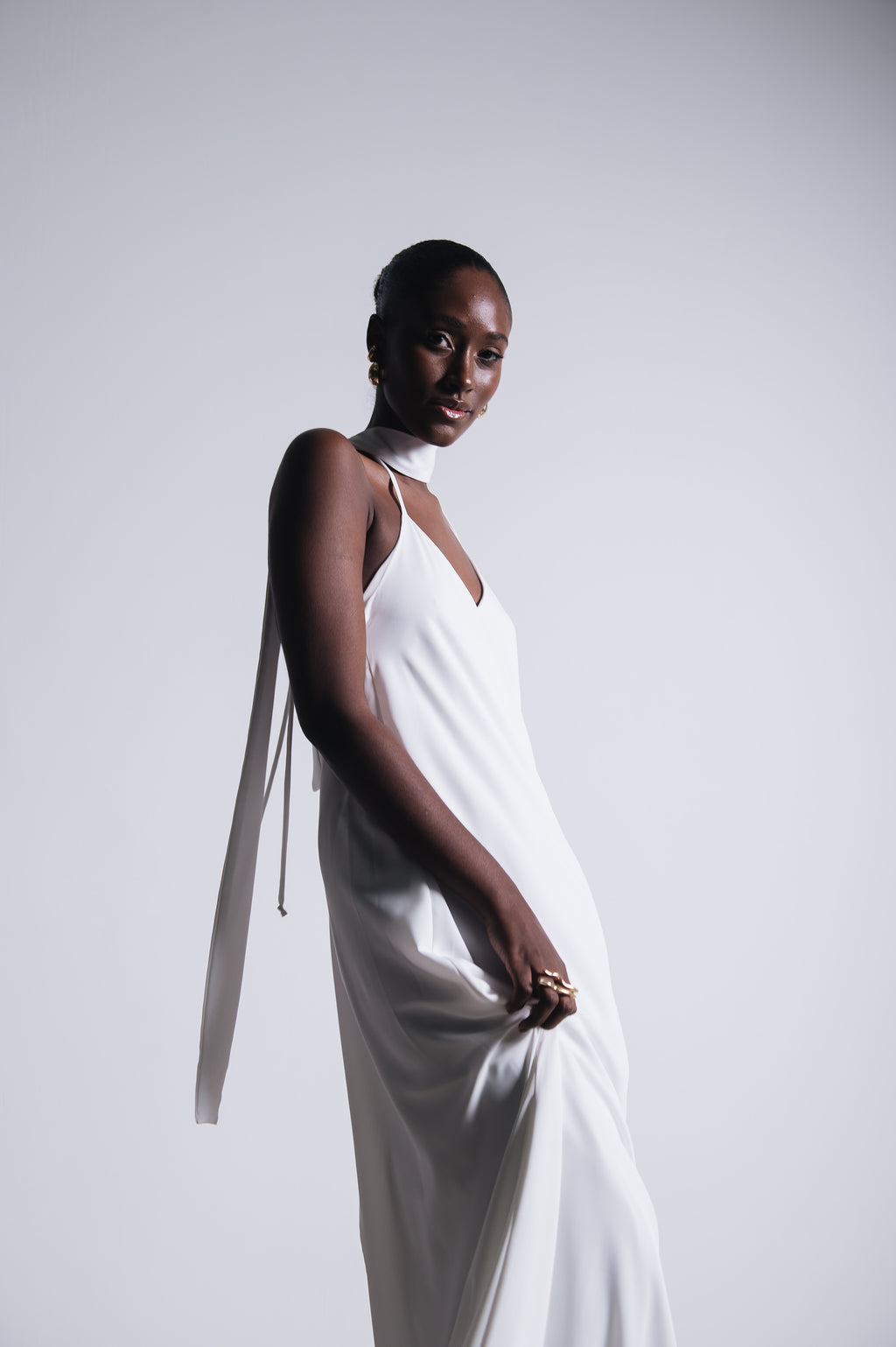 Vestido De Noiva Longo Alcinha Lorena Off White Ällie