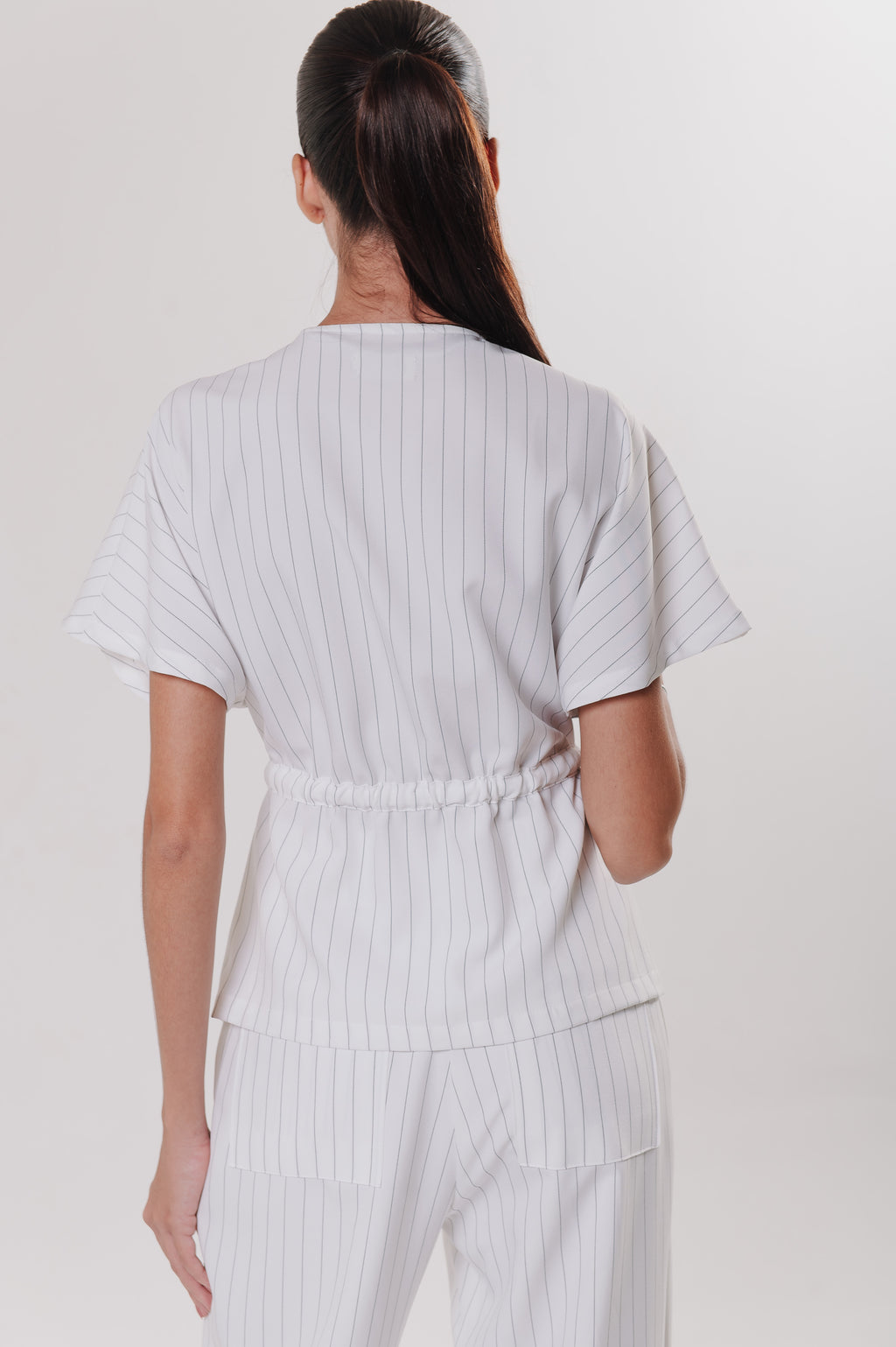 Blusa Alfaiataria Andy Risca Off White Ällie