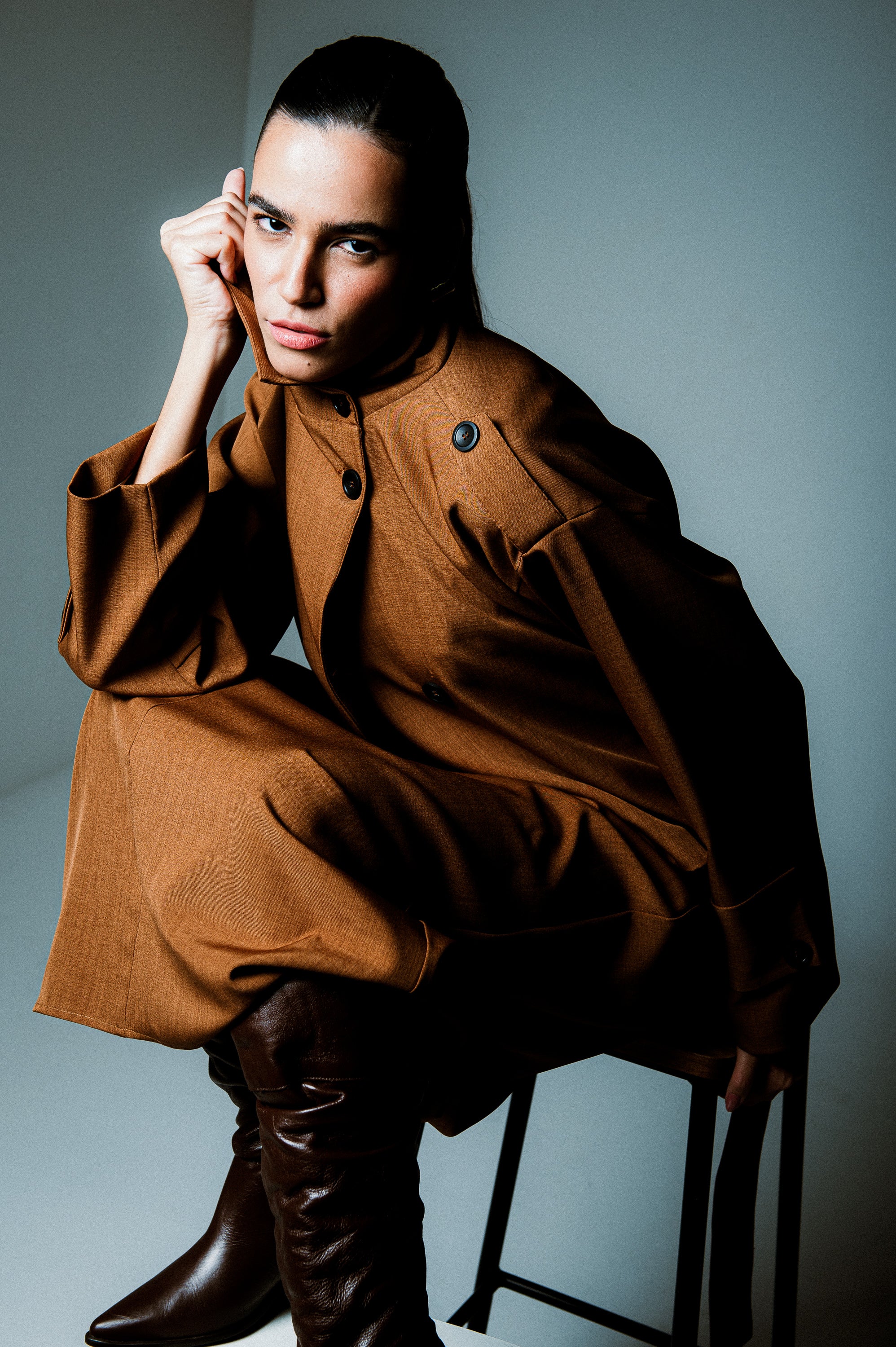 Trench Coat Alfaiataria Miranda Caramelo Ällie (PRÉ-VENDA)