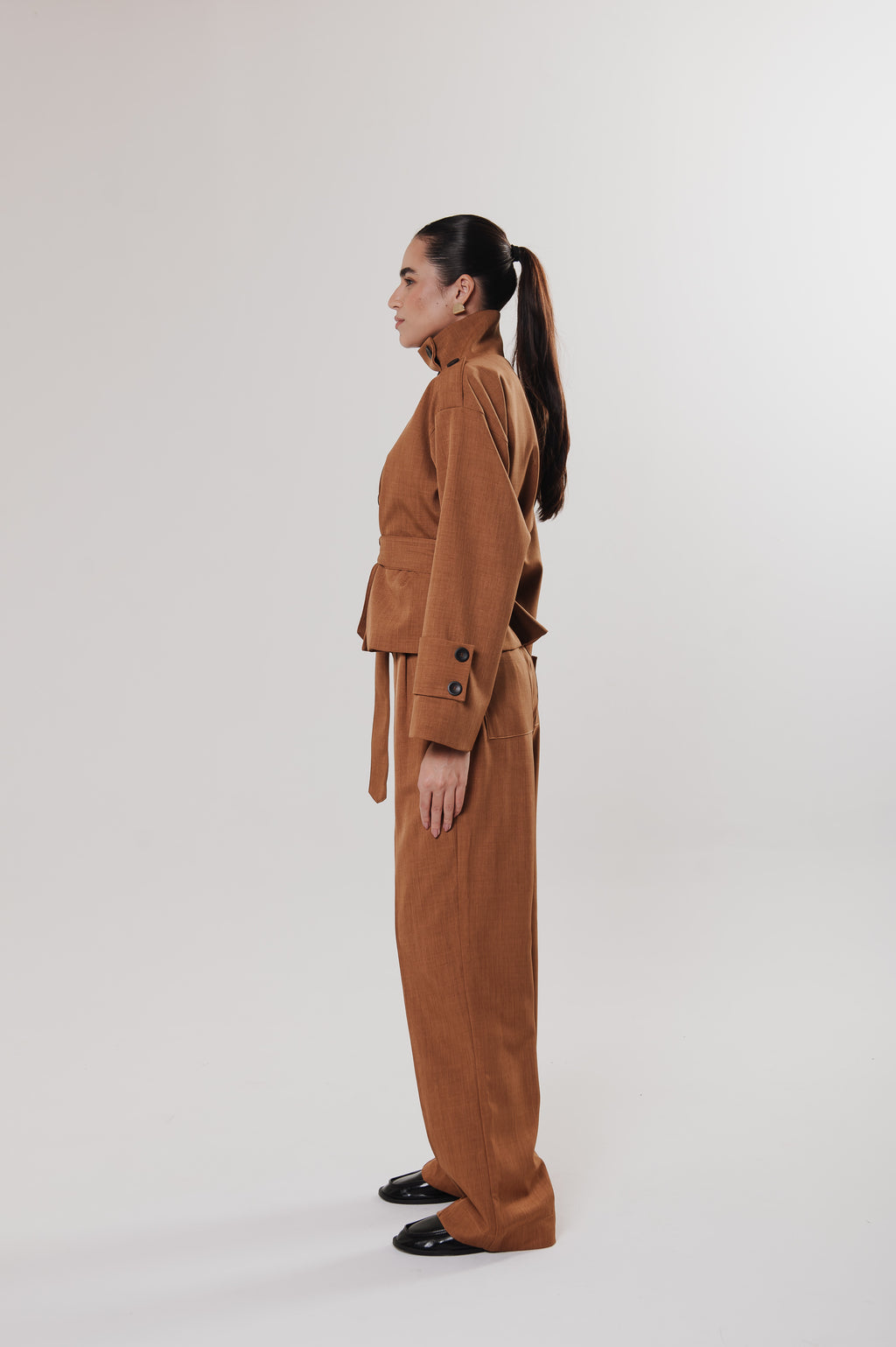 Calça Alfaiataria Rita Caramelo Ällie