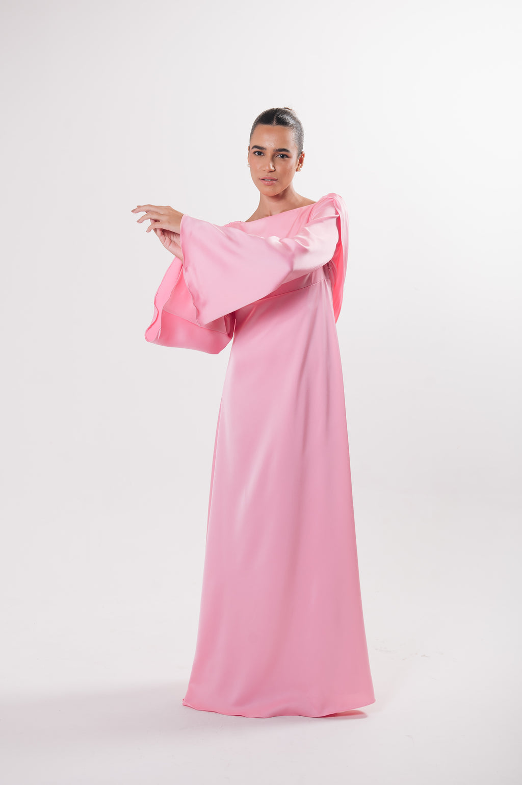 Vestido Manga Longa Alice Rosa Ällie