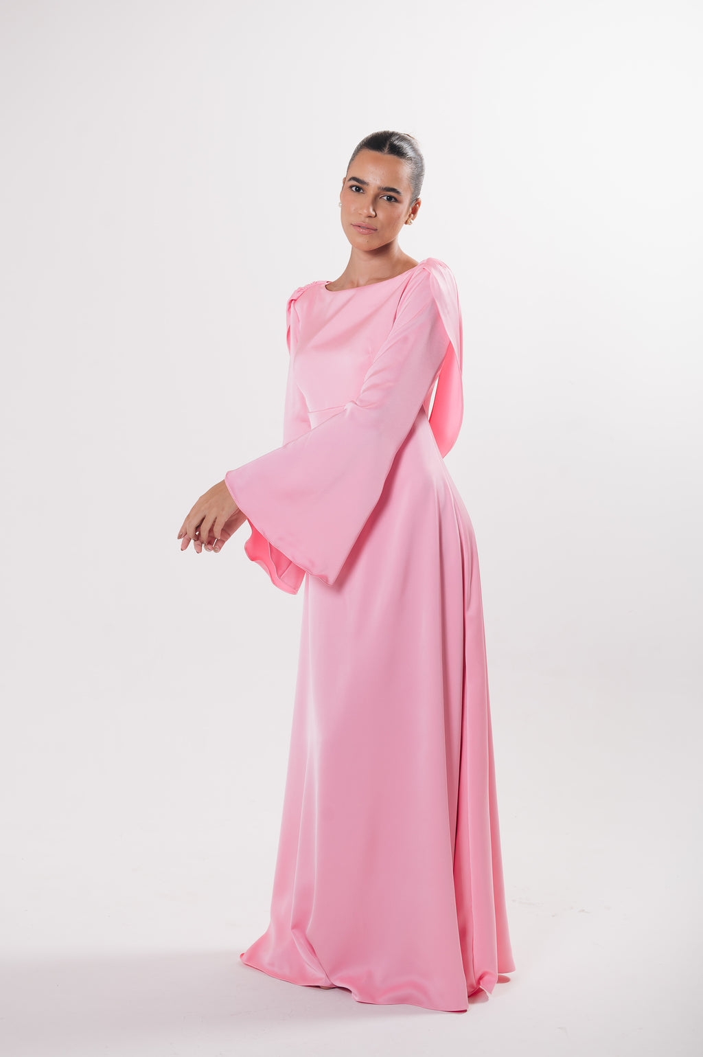 Vestido Manga Longa Alice Rosa Ällie