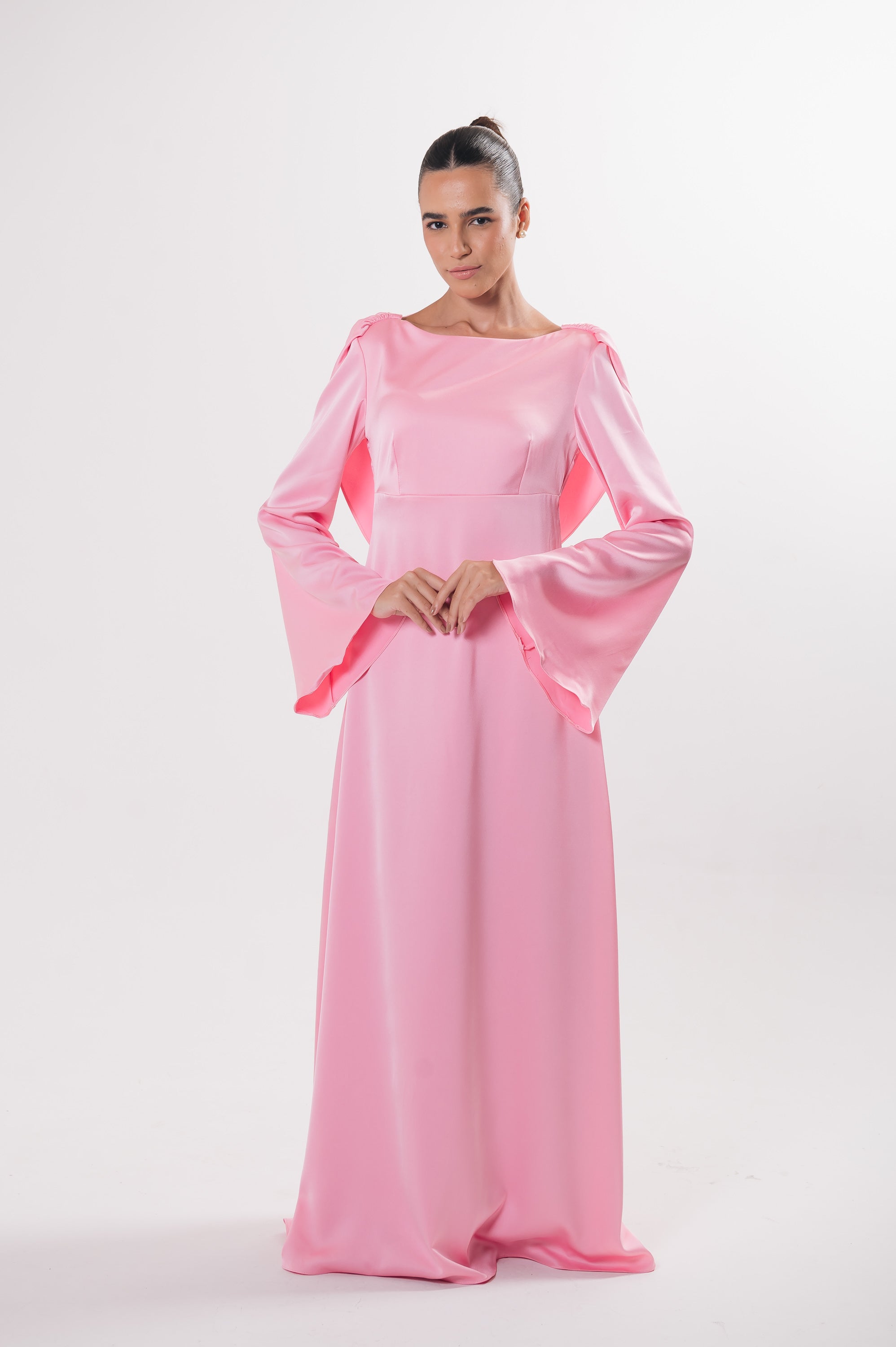 Vestido Manga Longa Alice Rosa Ällie