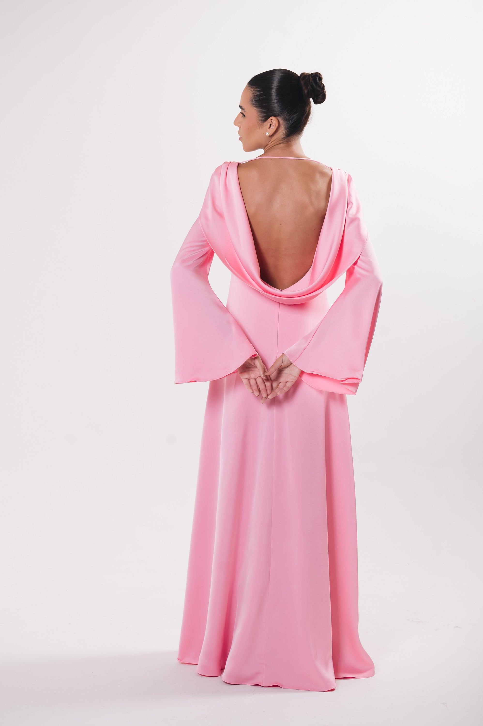 Vestido Manga Longa Alice Rosa Ällie