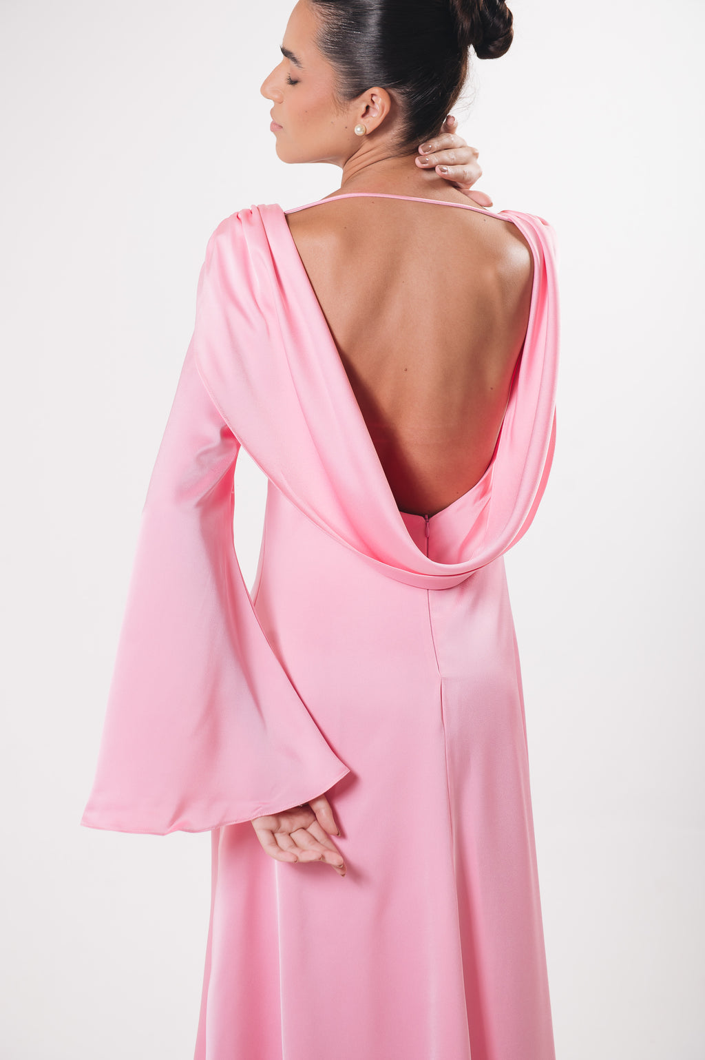Vestido Manga Longa Alice Rosa Ällie