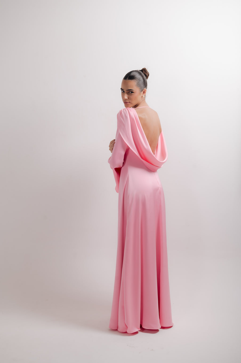 Vestido Manga Longa Alice Rosa Ällie