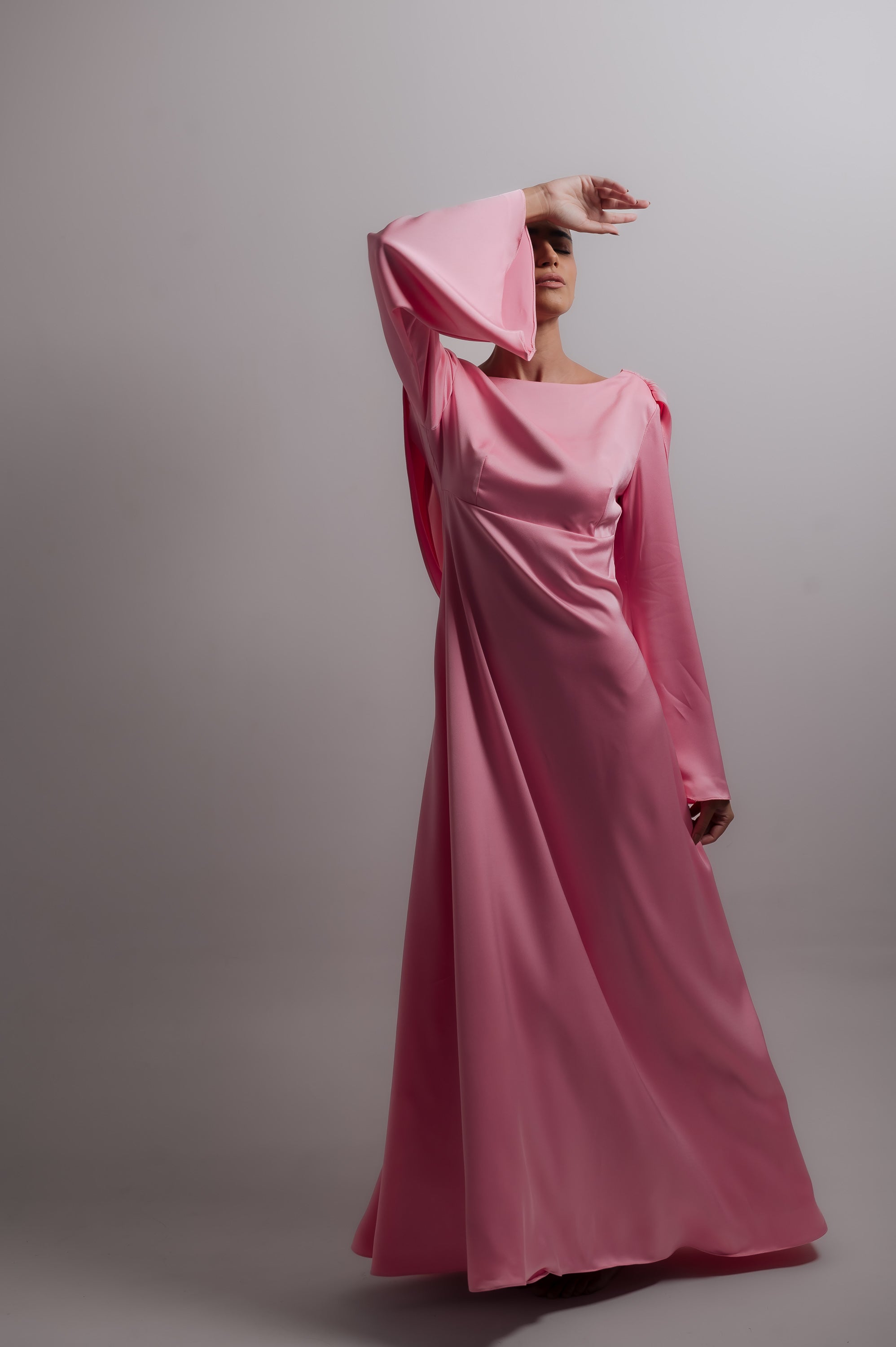 Vestido Manga Longa Alice Rosa Ällie