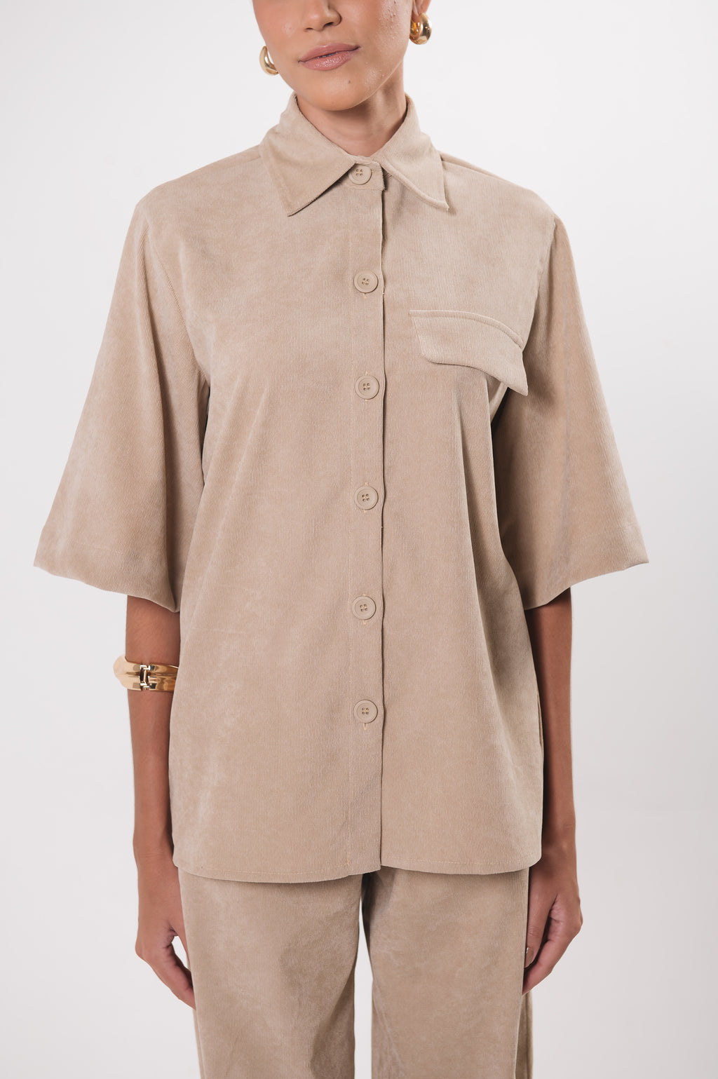 Camisa Veludo Juliana Aveia Ällie