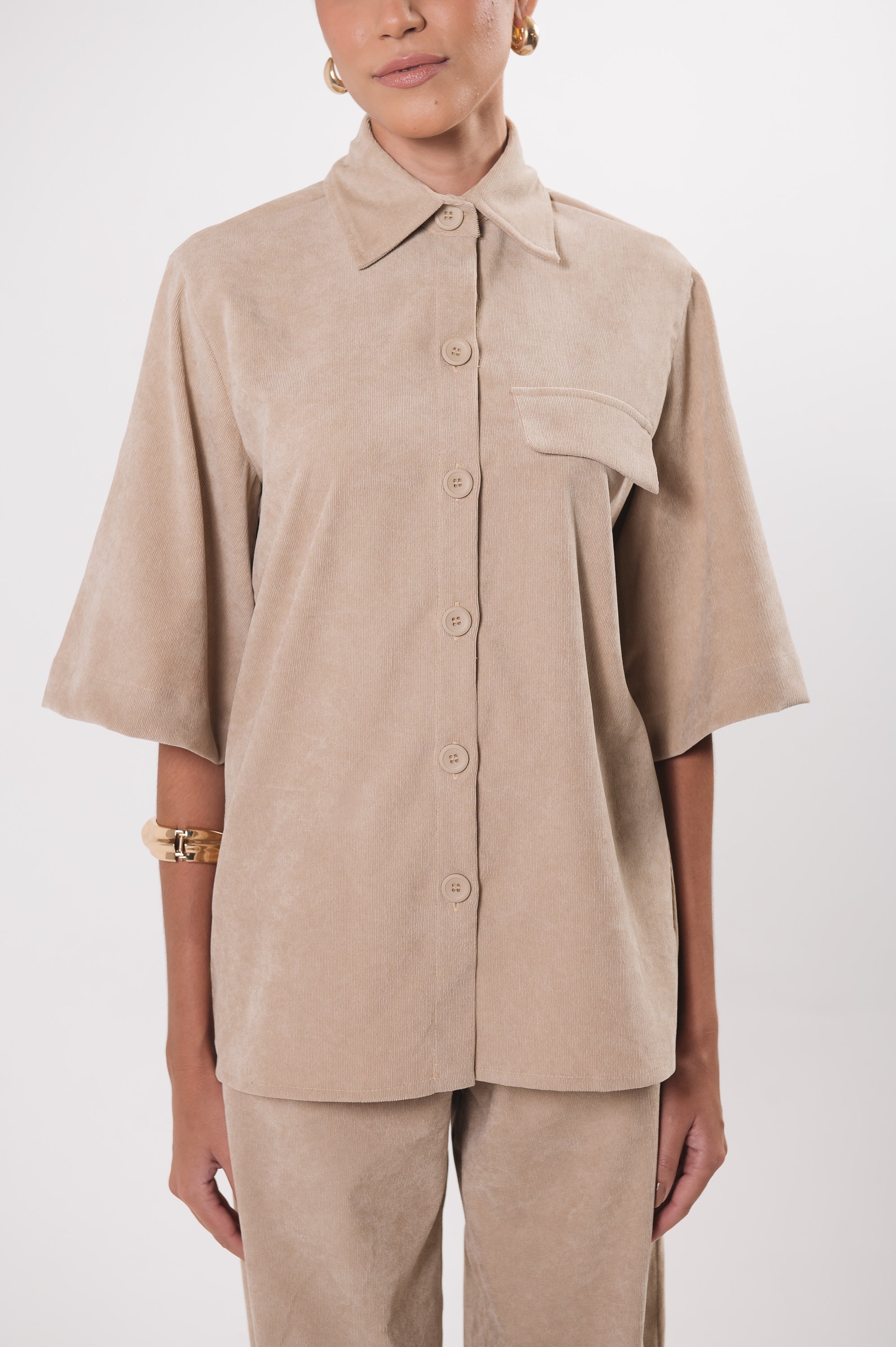Camisa Veludo Juliana Aveia Ällie