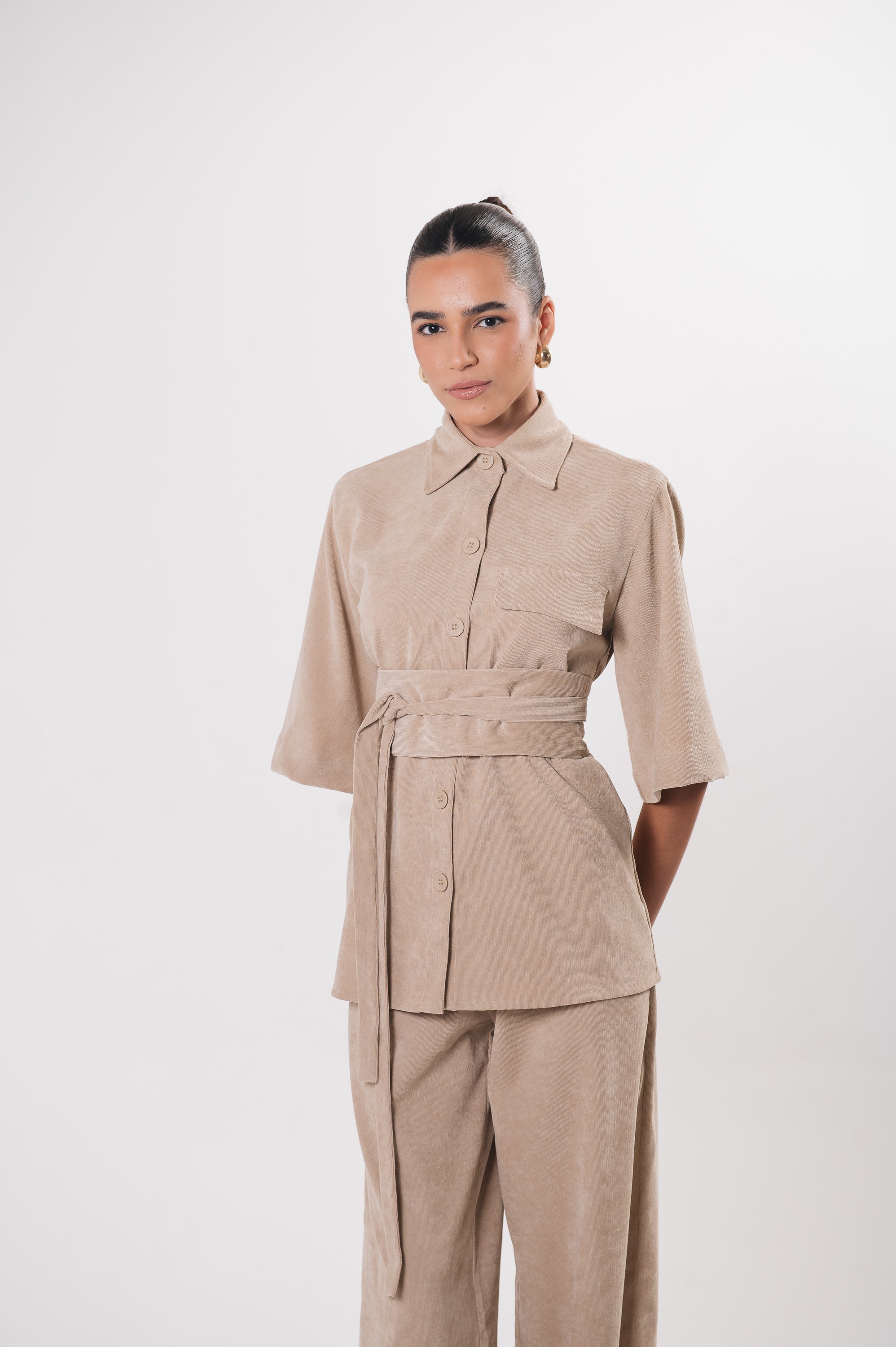 Camisa Veludo Juliana Aveia Ällie