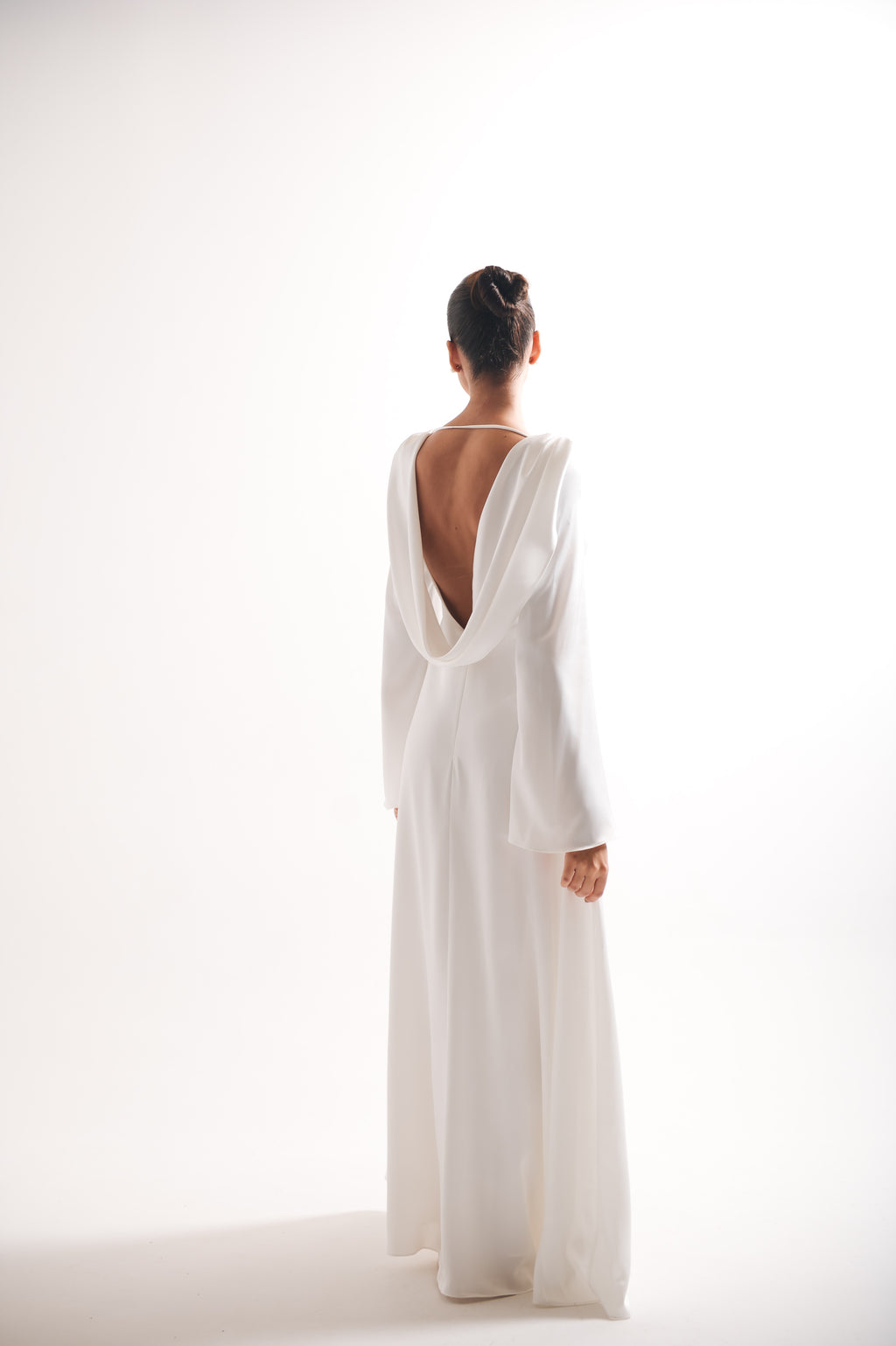 Vestido Manga Longa Alice Off White Ällie