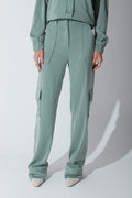 Calça Cargo Alfaiataria Brunelle Verde Menta Saphir