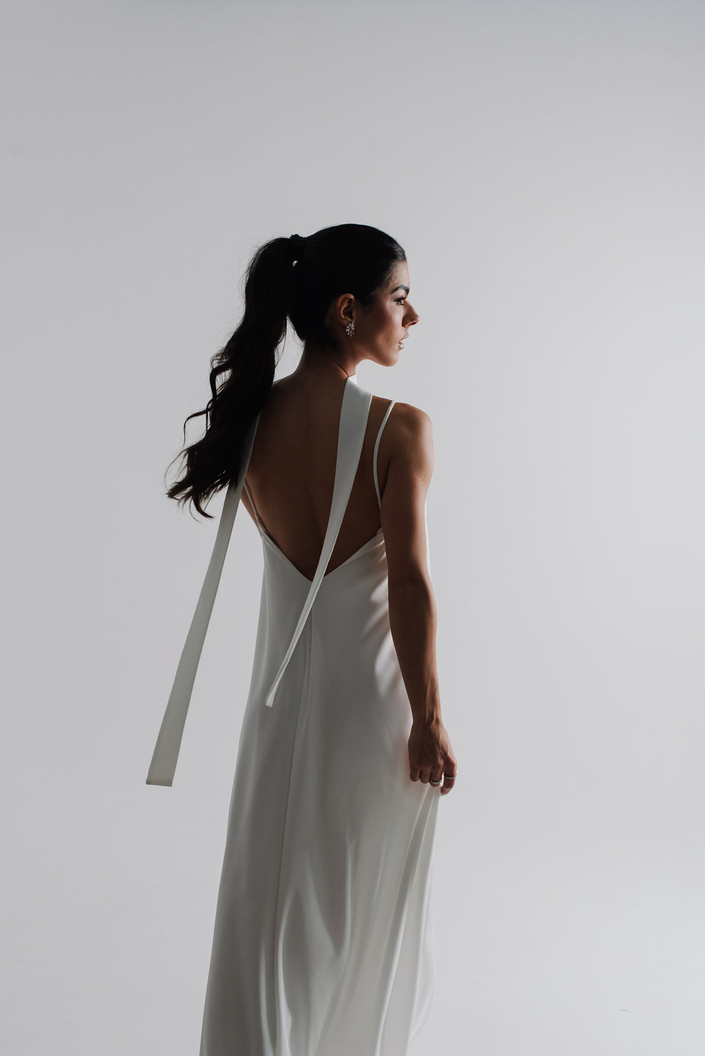 Vestido Longo Alcinha Lorena Off White Saphir