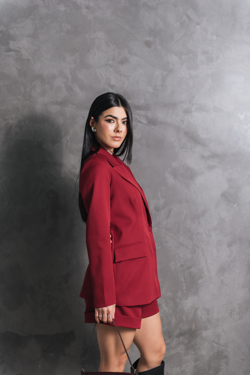 Blazer Alfaiataria Feminino Luma Cereja Saphir
