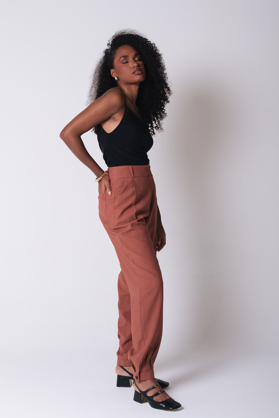Calça Maya Marrom Terra