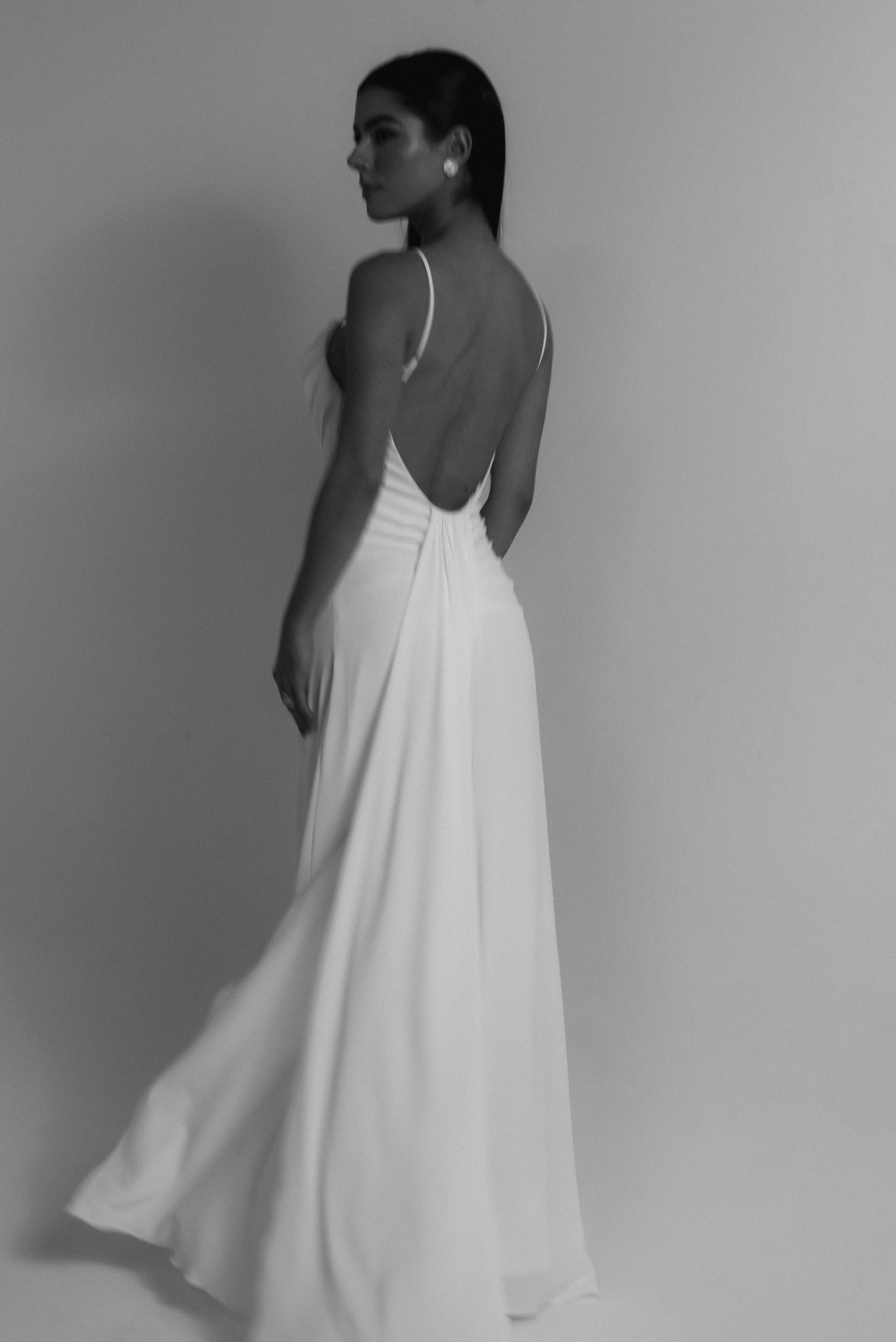 Vestido Longo Fluido Zélia Off White Ällie