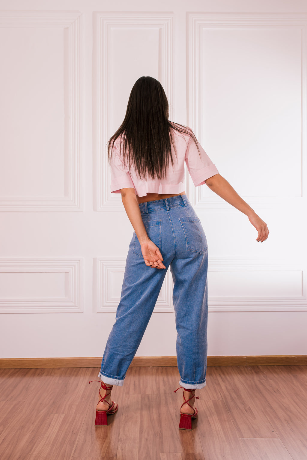 Calça Jeans Iza Baggy