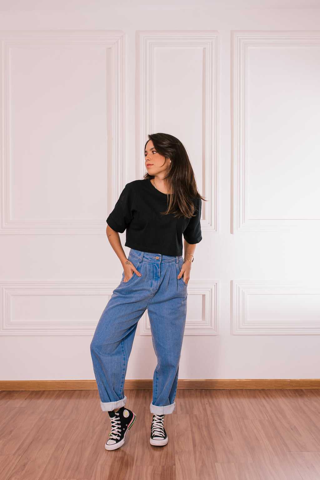 Calça Jeans Iza Baggy