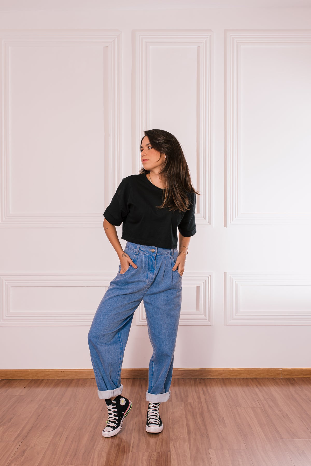 Calça Jeans Iza Baggy