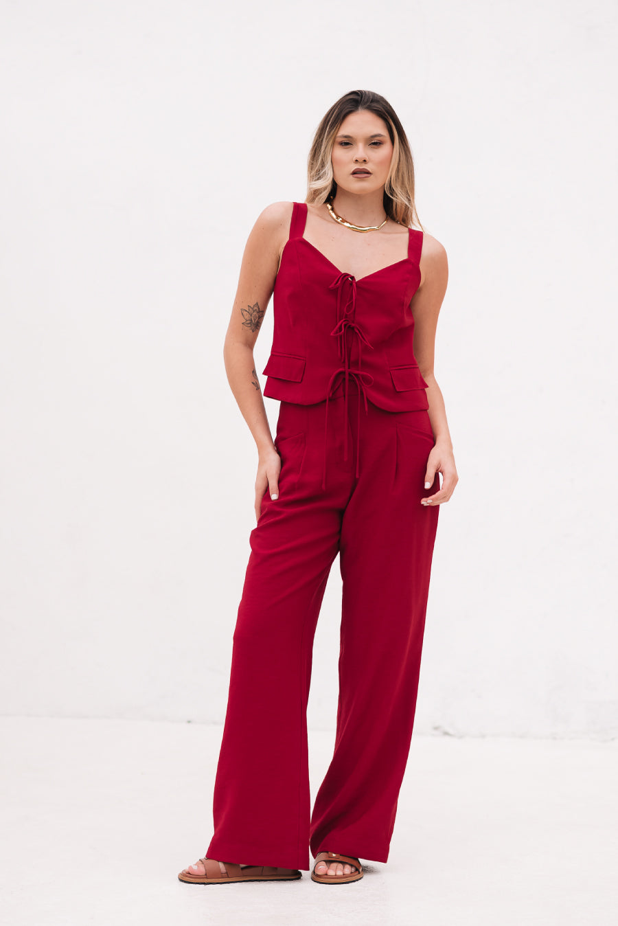Calça Giulia Cherry