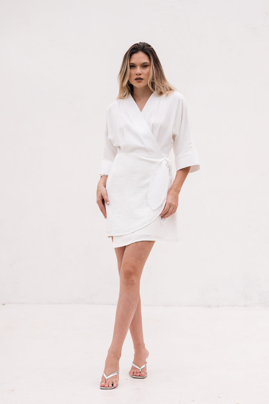 Vestido Domênica Off White