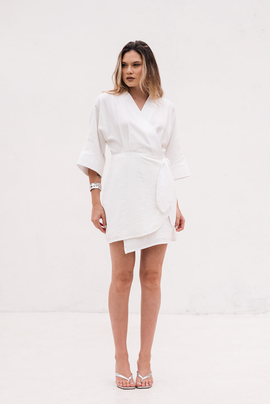 Vestido Domênica Off White