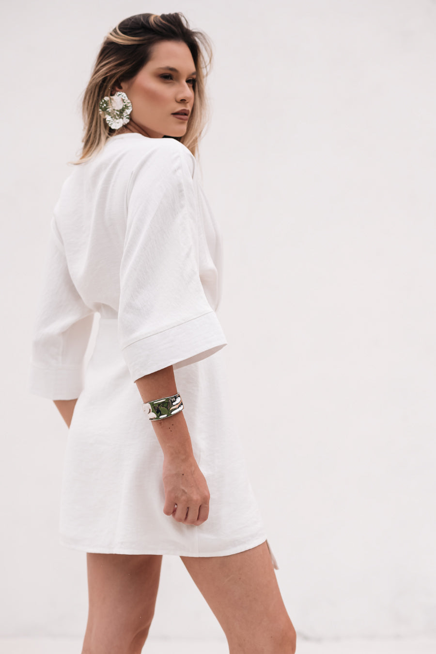 Vestido Domênica Off White