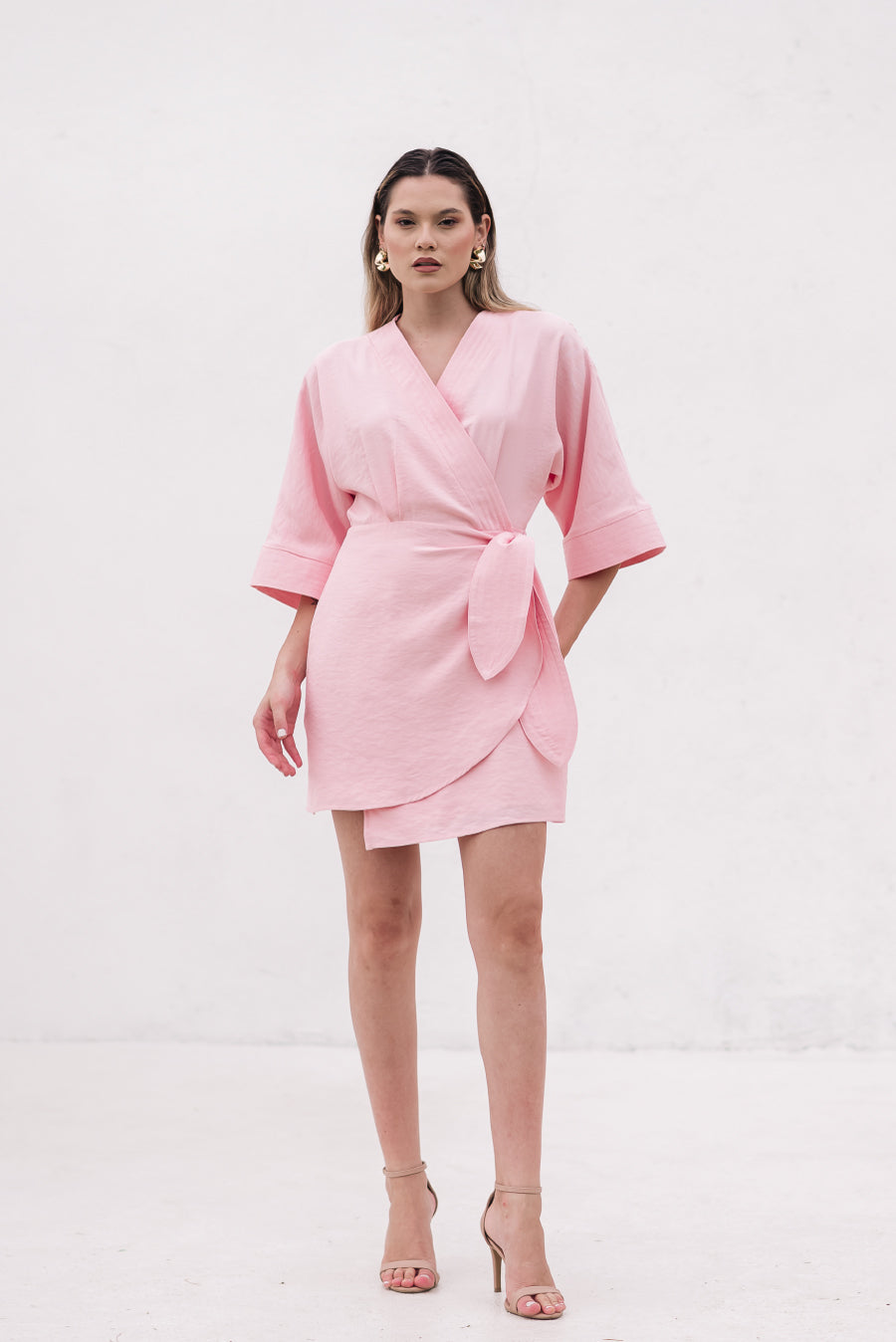 Vestido Domênica Rosa