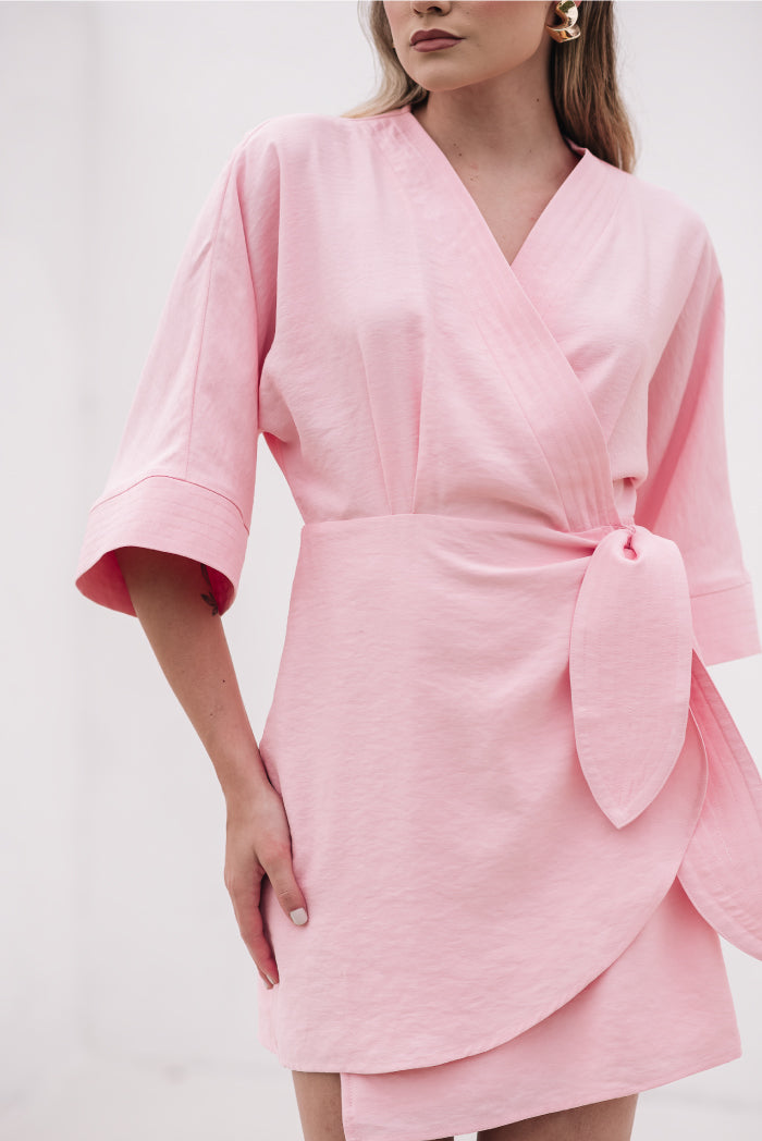 Vestido Domênica Rosa